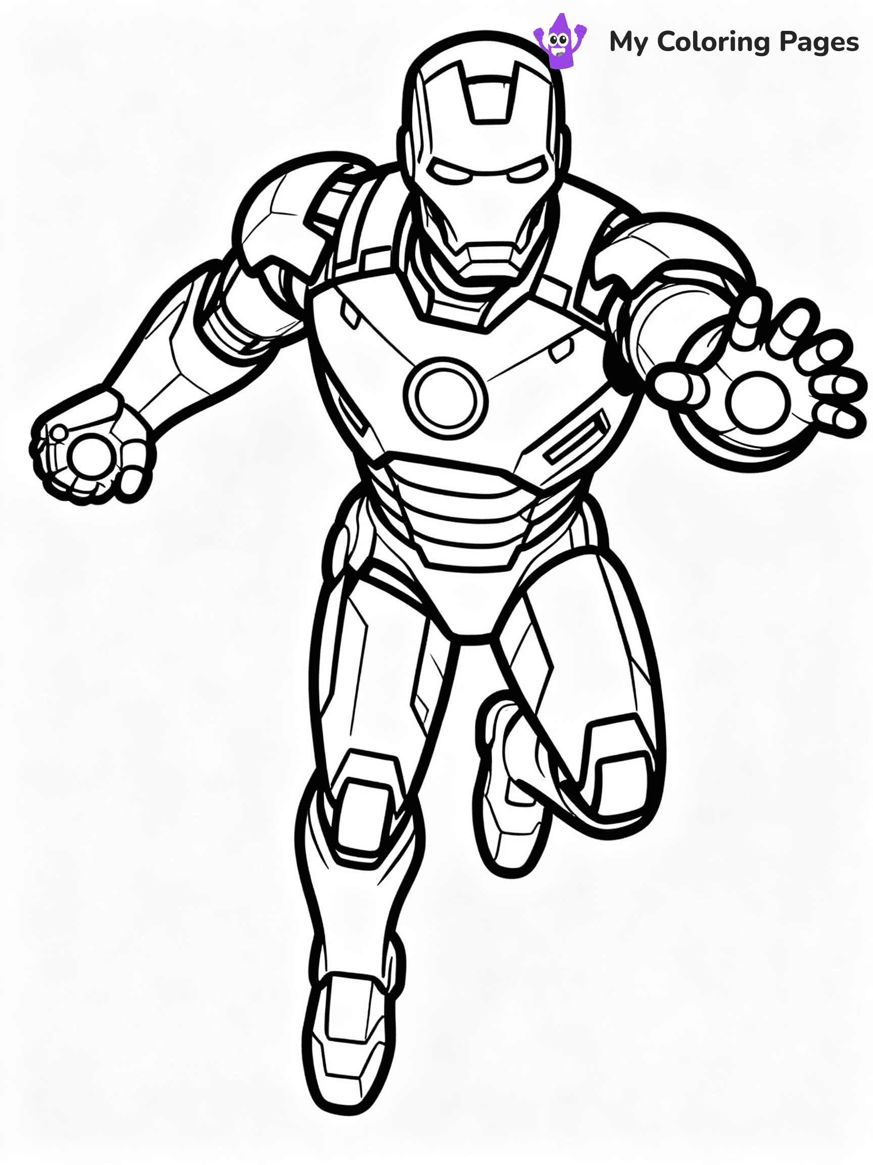 ⚠️ CRITICAL REQUIREMENT - ABSOLUTE BLACK AND WHITE ONLY ⚠️
This MUST be a BLACK AND WHITE line drawing ONLY. NO COLORS whatsoever.
- ONLY pure black lines (#000000) on pure white background (#FFFFFF)
- ABSOLUTELY NO colors, NO shading, NO gradients, NO grayscale
- If there are ANY colors in the output, the image is REJECTED
- This is a COLORING PAGE - meant to be COLORED IN by children
- The output must be UNCOLORED line art ready for coloring
⚠️ SUBJECT TO DRAW: Iron Man from Avengers in Marvel comic style, flying mid-air, repulsors glowing, sleek armor design
(REMEMBER: Output must be BLACK AND WHITE line art only, NOT colored!)
# COLORING PAGE: BLACK OUTLINES ONLY - WHITE BACKGROUND MANDATORY
Create a **coloring book page** using EXACTLY two values: black lines, white space.
## NON-NEGOTIABLE BINARY RULES
- **ONLY #000000 (black) and #FFFFFF (white)** - NO other values exist
- **EVERY PIXEL = BLACK OR WHITE** - no gray/shading/antialiasing
- **WHITE BACKGROUND MANDATORY** - entire canvas stays white
- **ALL SHAPES HOLLOW** - everything is empty outlines waiting to be colored
- **FORBIDDEN:** fills, shading, gradients, patterns, textures, colors
- **NO SOLID REGIONS** - if it's not a thin line, it's wrong
## Universal Line Standards
- Black outlines ONLY - thin, uniform weight
- Every shape completely empty inside
- Closed contours suitable for coloring
- Simple flat illustration - zero depth/3D/realism
- **Style:** Whimsical Doodle Art Alley - rounded, friendly outlines (unless specified)
## Everything = Outline Only
- Characters/animals: hollow shapes
- Objects/clothing: empty contours
- Backgrounds/scenery: line work only
- Natural elements: outlined forms
- Dark/night areas: don't exist (use outlined symbols)
- Textures/patterns: convert to simple lines
## The Test
Can a child color EVERY white space with crayons? If any area is pre-filled/shaded/gray or colored in, it FAILS. Every shape must be waiting to receive color.
**FINAL OUTPUT**: Binary coloring page. Black lines define shapes. White spaces ready for coloring. Nothing else exists. No exceptions. Print-ready.
⚠️ FINAL REMINDER: Draw the subject "Iron Man from Avengers in Marvel comic style, flying mid-air, repulsors glowing, sleek armor design" as BLACK AND WHITE line art. Zero colors in output.