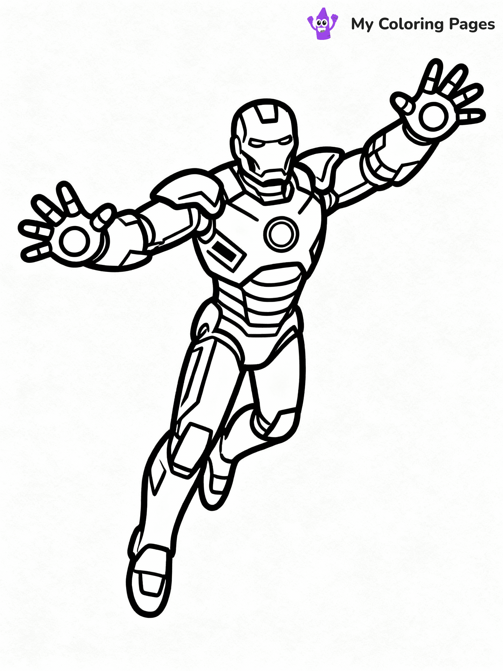 ⚠️ CRITICAL REQUIREMENT - ABSOLUTE BLACK AND WHITE ONLY ⚠️
This MUST be a BLACK AND WHITE line drawing ONLY. NO COLORS whatsoever.
- ONLY pure black lines (#000000) on pure white background (#FFFFFF)
- ABSOLUTELY NO colors, NO shading, NO gradients, NO grayscale
- If there are ANY colors in the output, the image is REJECTED
- This is a COLORING PAGE - meant to be COLORED IN by children
- The output must be UNCOLORED line art ready for coloring
⚠️ SUBJECT TO DRAW: Iron Man from Avengers in Marvel comic style, flying mid-air, repulsors glowing, sleek armor design
(REMEMBER: Output must be BLACK AND WHITE line art only, NOT colored!)
# COLORING PAGE: BLACK OUTLINES ONLY - WHITE BACKGROUND MANDATORY
Create a **coloring book page** using EXACTLY two values: black lines, white space.
## NON-NEGOTIABLE BINARY RULES
- **ONLY #000000 (black) and #FFFFFF (white)** - NO other values exist
- **EVERY PIXEL = BLACK OR WHITE** - no gray/shading/antialiasing
- **WHITE BACKGROUND MANDATORY** - entire canvas stays white
- **ALL SHAPES HOLLOW** - everything is empty outlines waiting to be colored
- **FORBIDDEN:** fills, shading, gradients, patterns, textures, colors
- **NO SOLID REGIONS** - if it's not a thin line, it's wrong
## Universal Line Standards
- Black outlines ONLY - thin, uniform weight
- Every shape completely empty inside
- Closed contours suitable for coloring
- Simple flat illustration - zero depth/3D/realism
- **Style:** Whimsical Doodle Art Alley - rounded, friendly outlines (unless specified)
## Everything = Outline Only
- Characters/animals: hollow shapes
- Objects/clothing: empty contours
- Backgrounds/scenery: line work only
- Natural elements: outlined forms
- Dark/night areas: don't exist (use outlined symbols)
- Textures/patterns: convert to simple lines
## The Test
Can a child color EVERY white space with crayons? If any area is pre-filled/shaded/gray or colored in, it FAILS. Every shape must be waiting to receive color.
**FINAL OUTPUT**: Binary coloring page. Black lines define shapes. White spaces ready for coloring. Nothing else exists. No exceptions. Print-ready.
⚠️ FINAL REMINDER: Draw the subject "Iron Man from Avengers in Marvel comic style, flying mid-air, repulsors glowing, sleek armor design" as BLACK AND WHITE line art. Zero colors in output.
