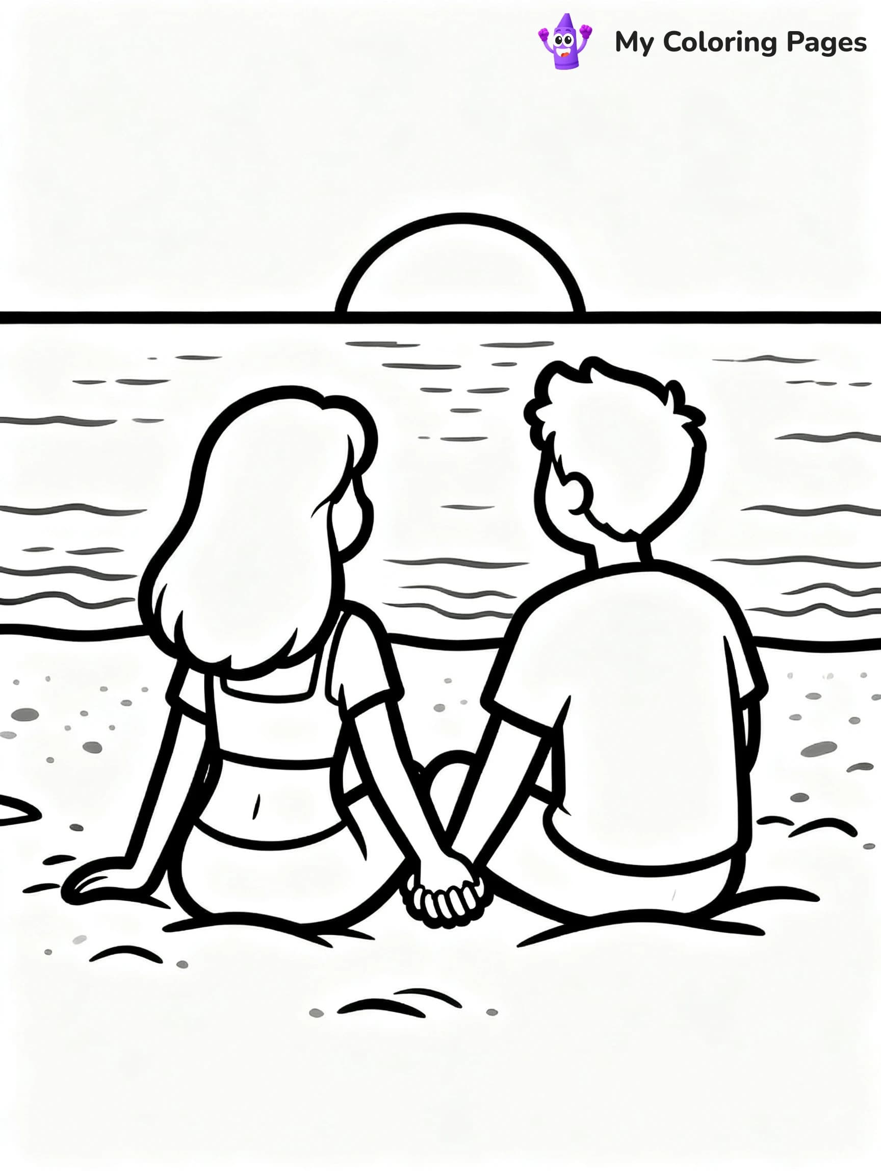 Couple Coloring Pages - 14