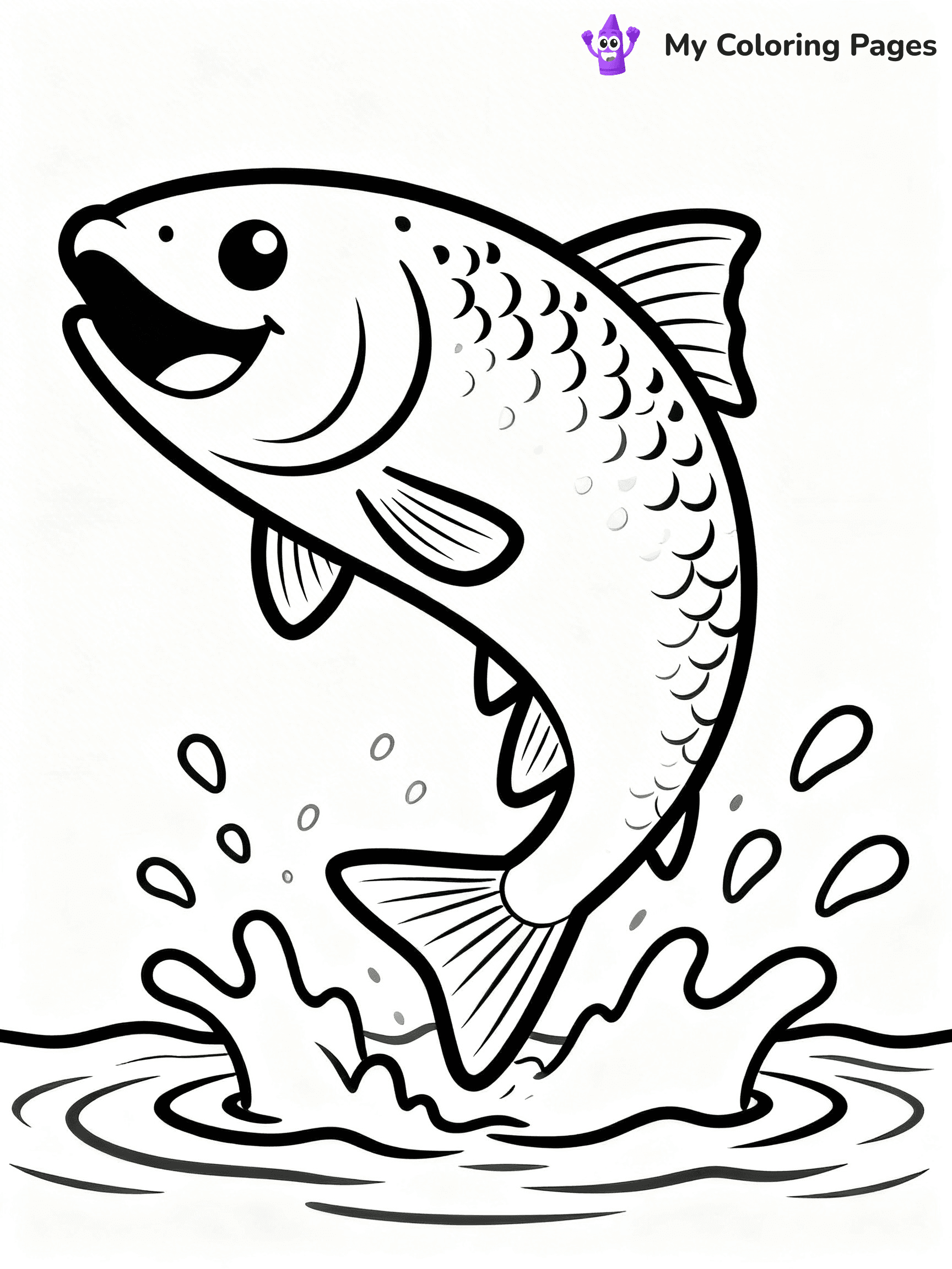 Salmon Coloring Pages - 71