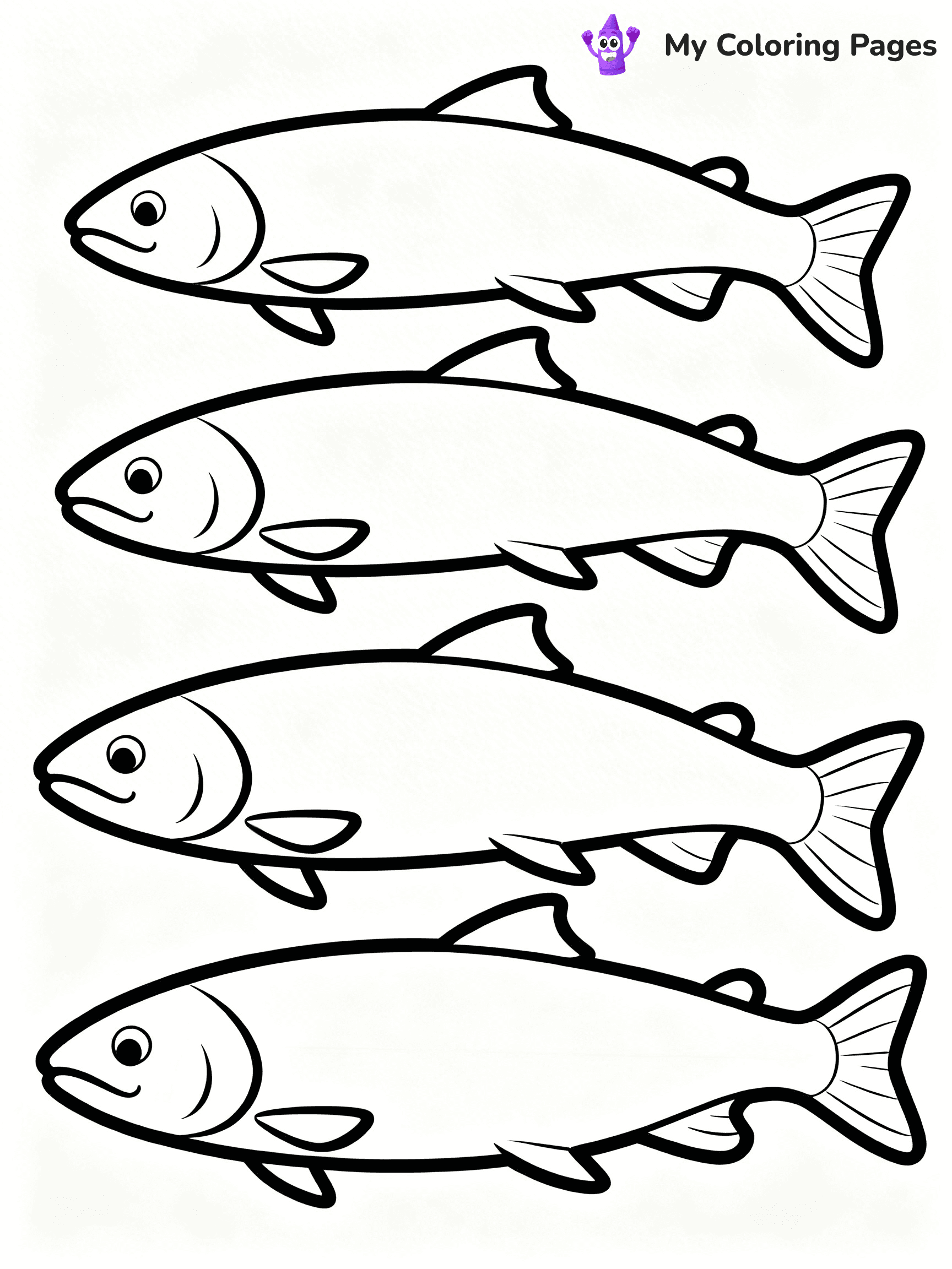 Salmon Coloring Pages - 64