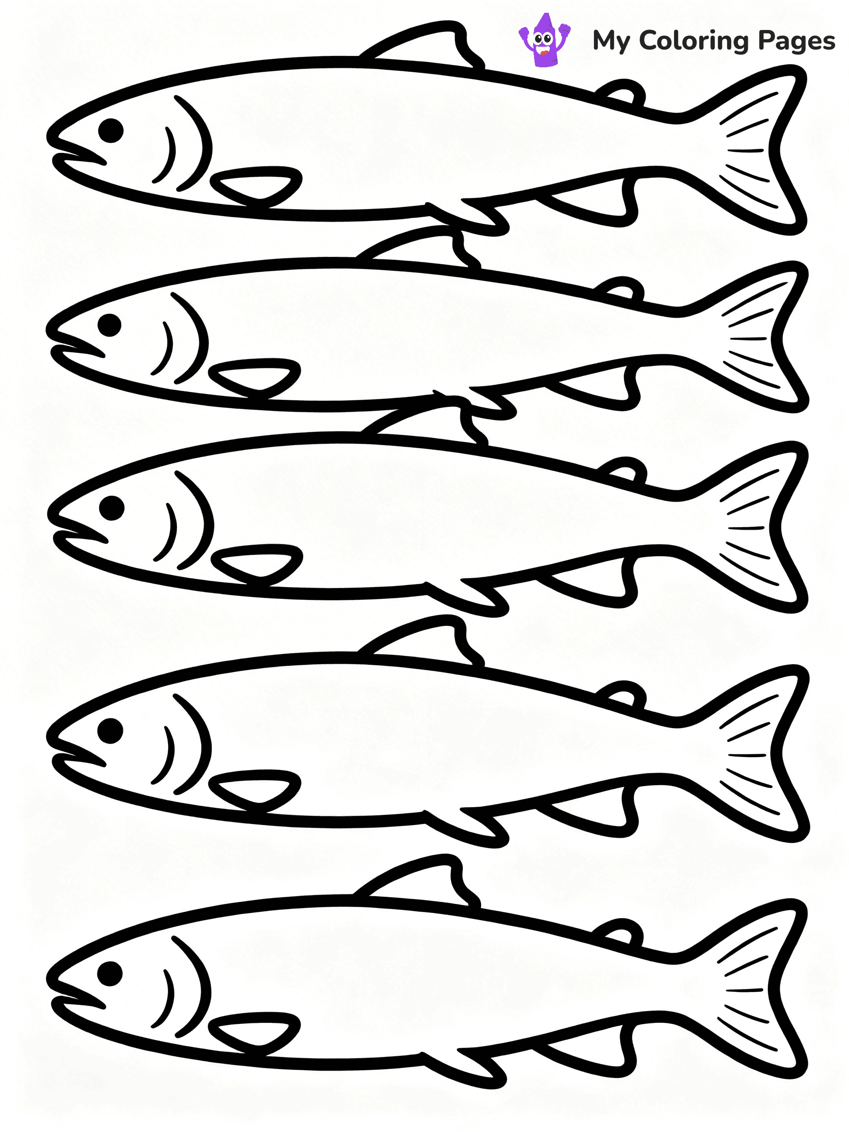 Salmon Coloring Pages - 63