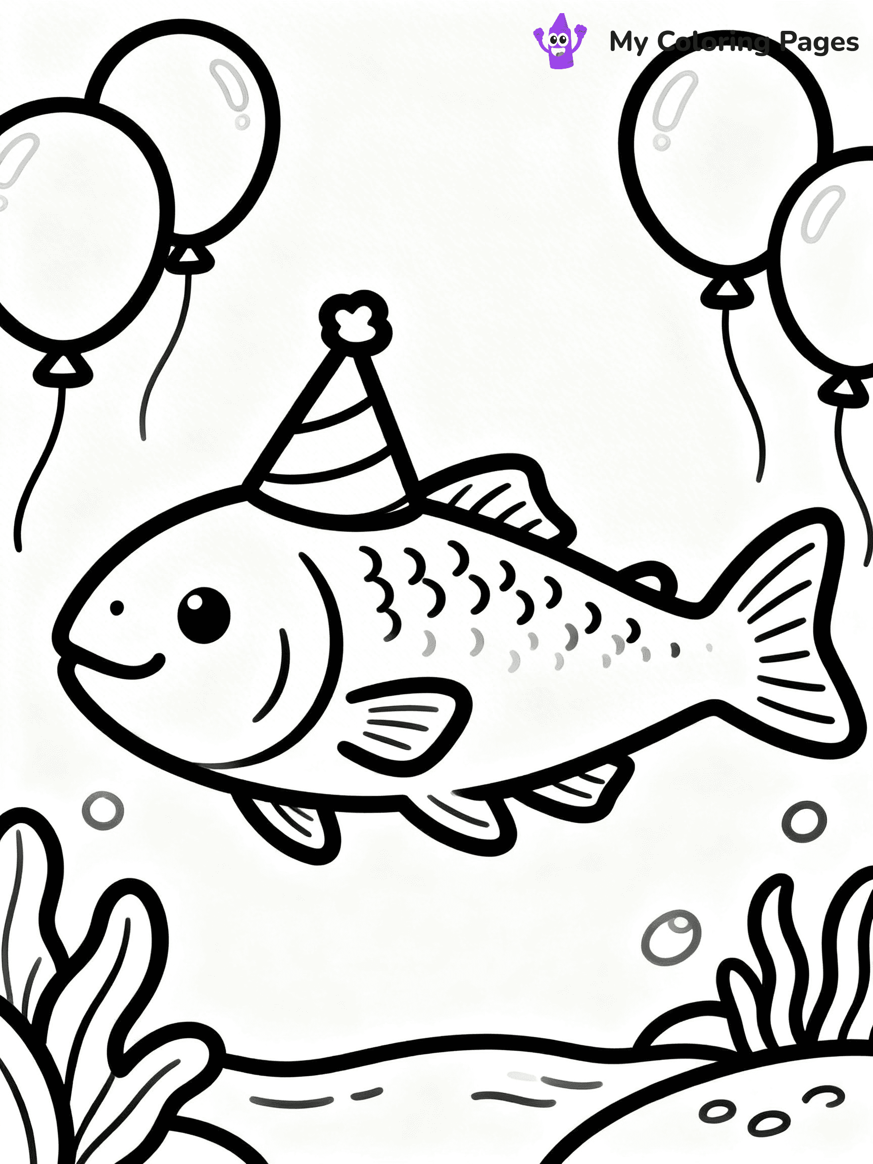 Salmon Coloring Pages - 52