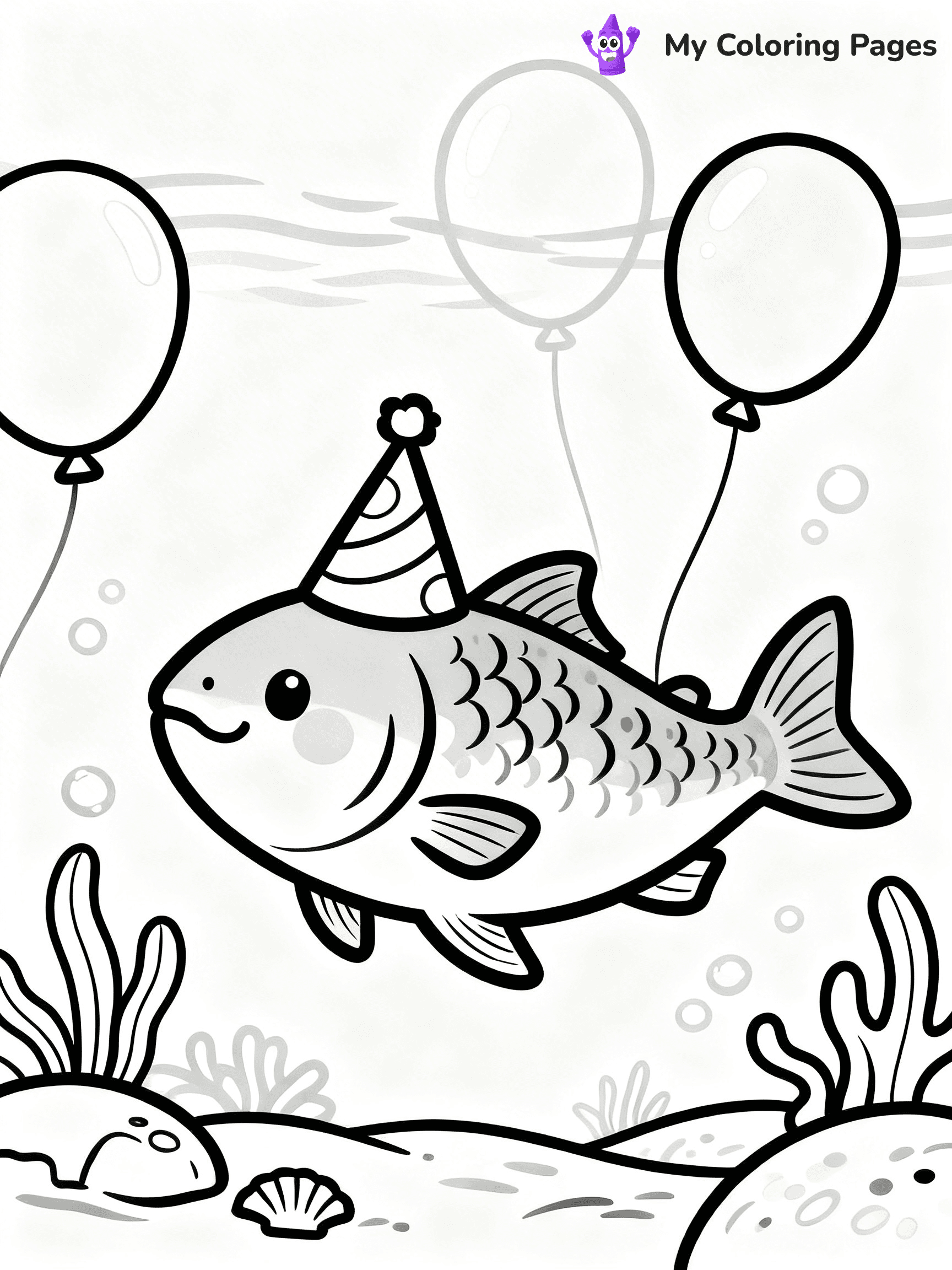 Salmon Coloring Pages - 47