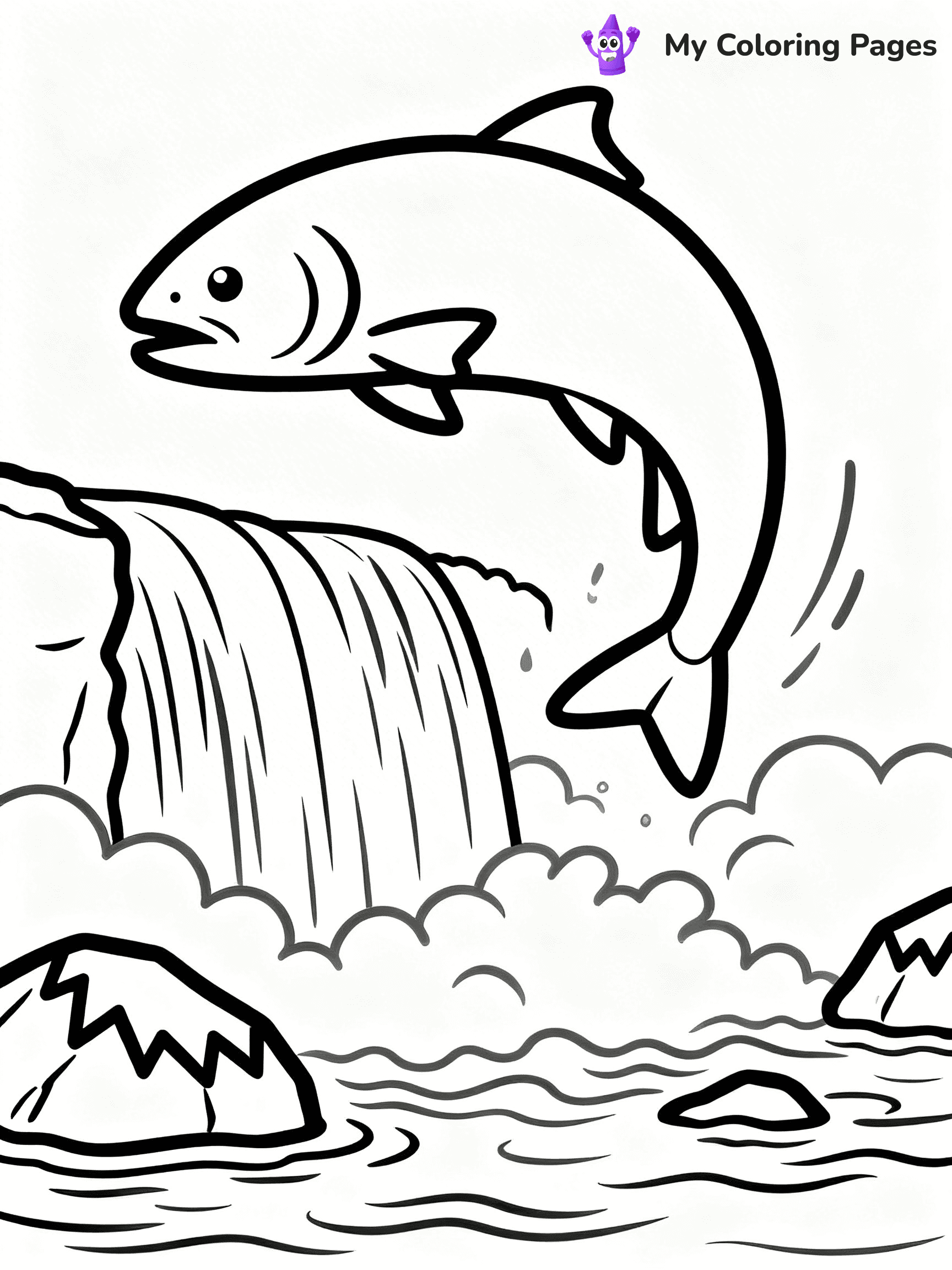 Salmon Coloring Pages - 33