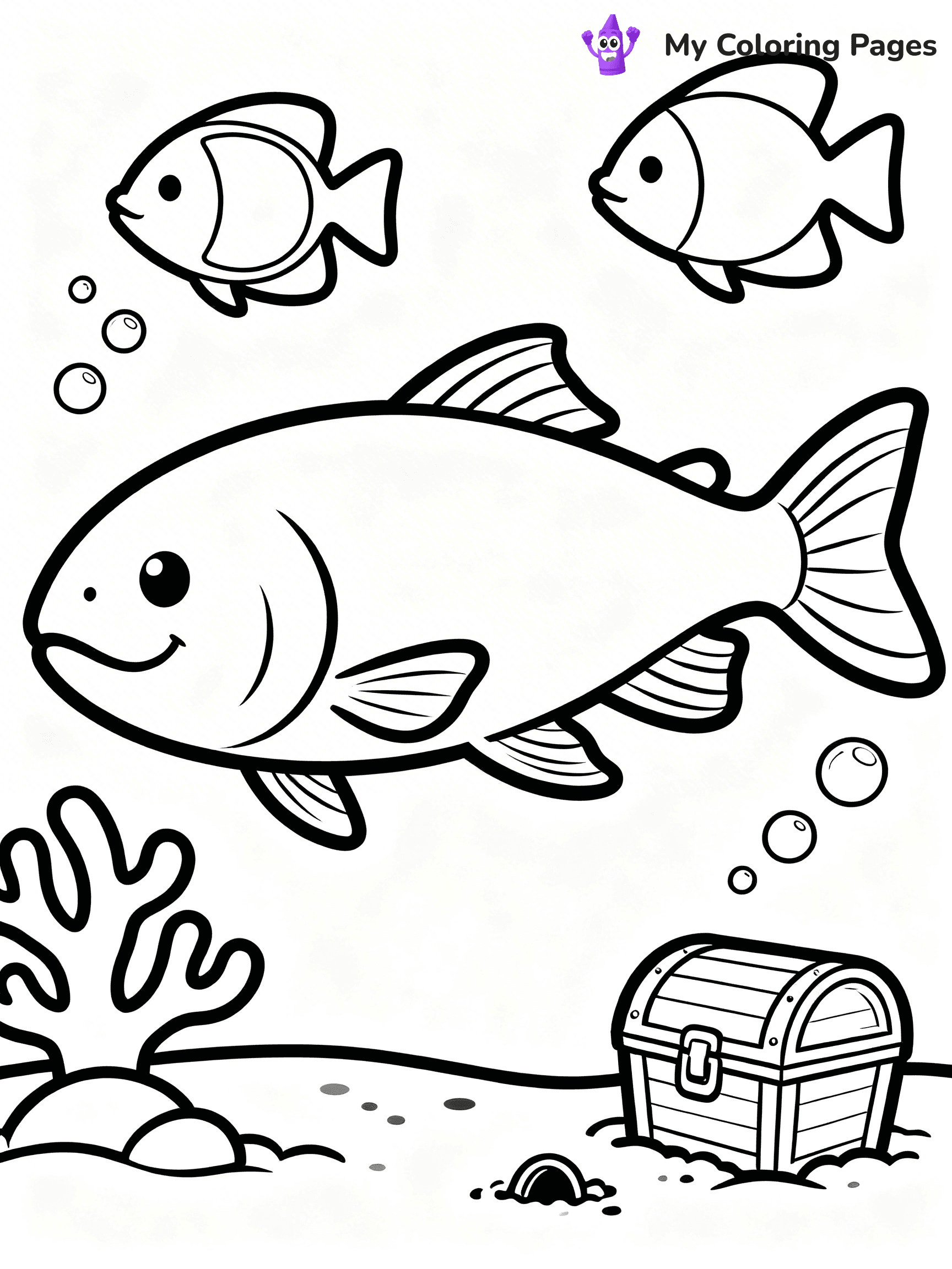 Salmon Coloring Pages - 14