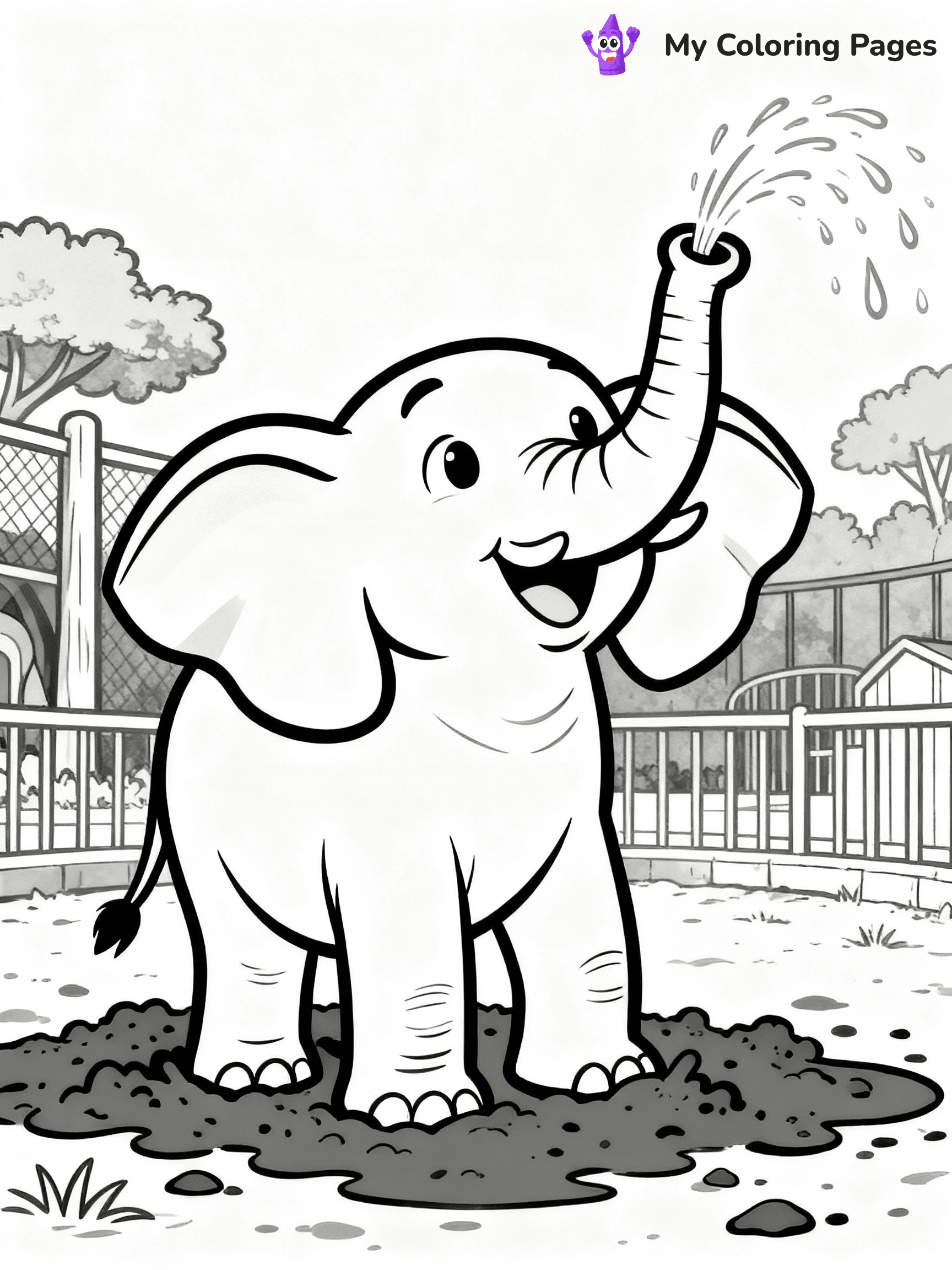 Zoo Coloring Pages - 11