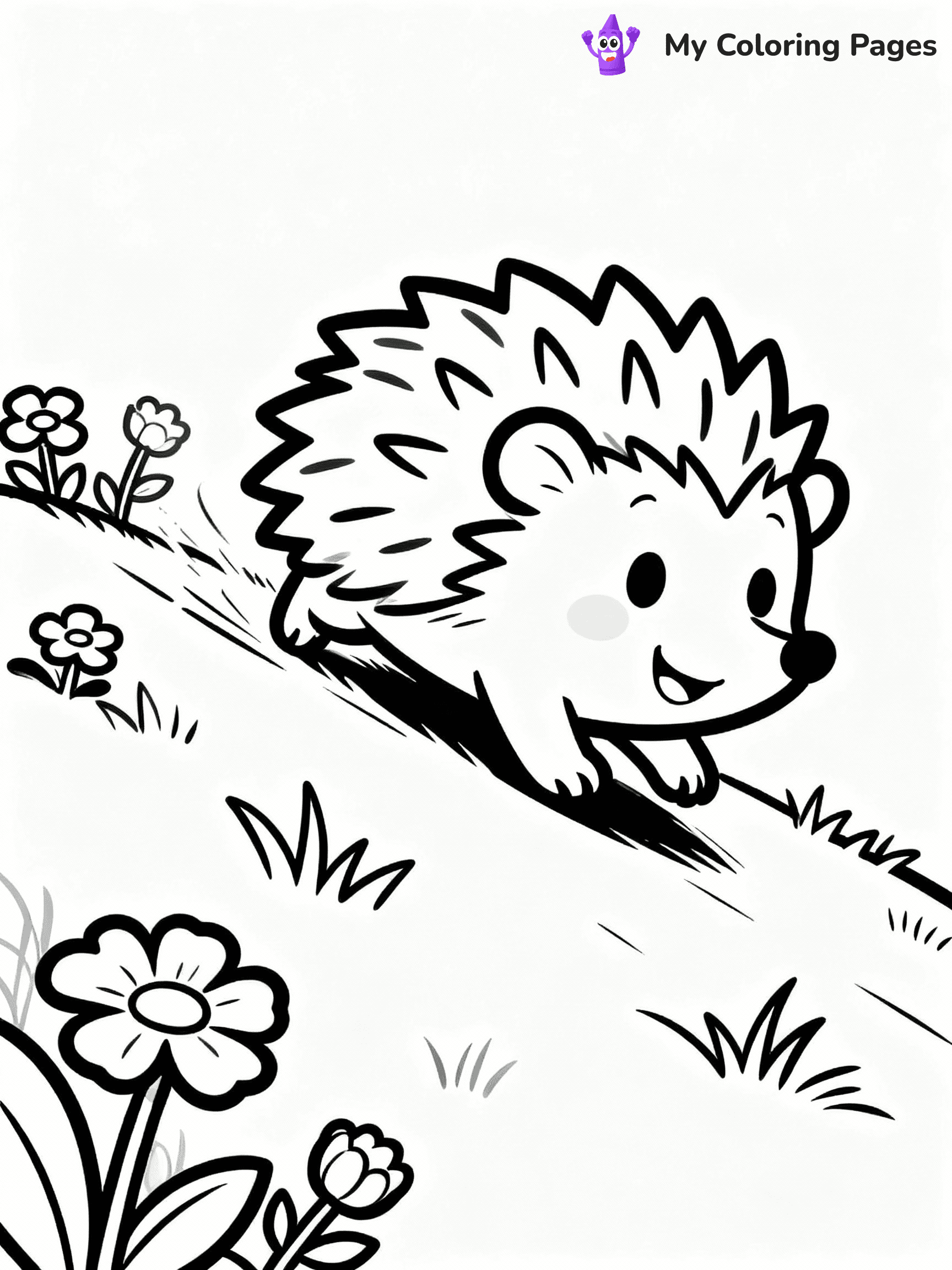Hedgehog Coloring Pages - 35