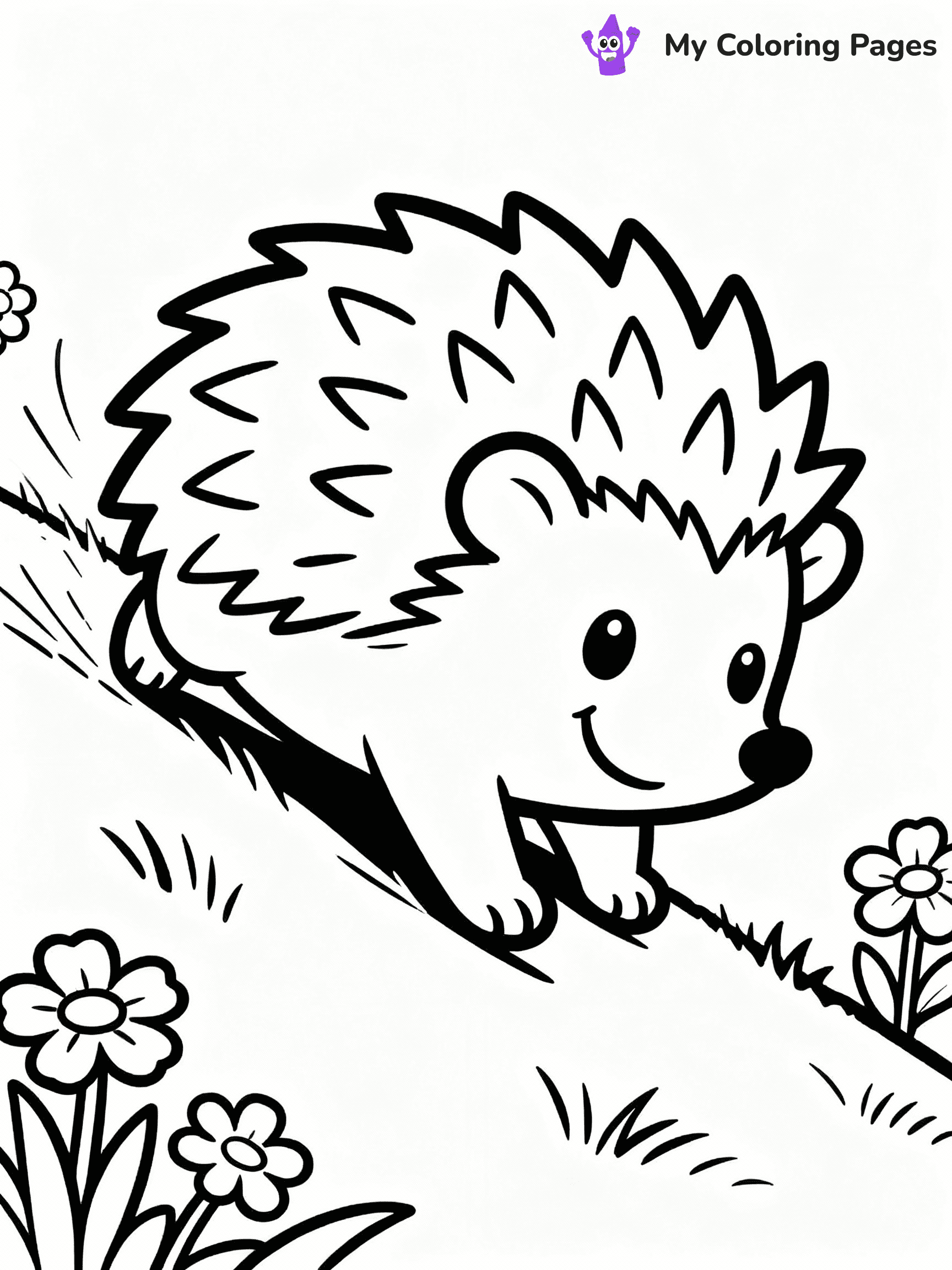 Hedgehog Coloring Pages - 33