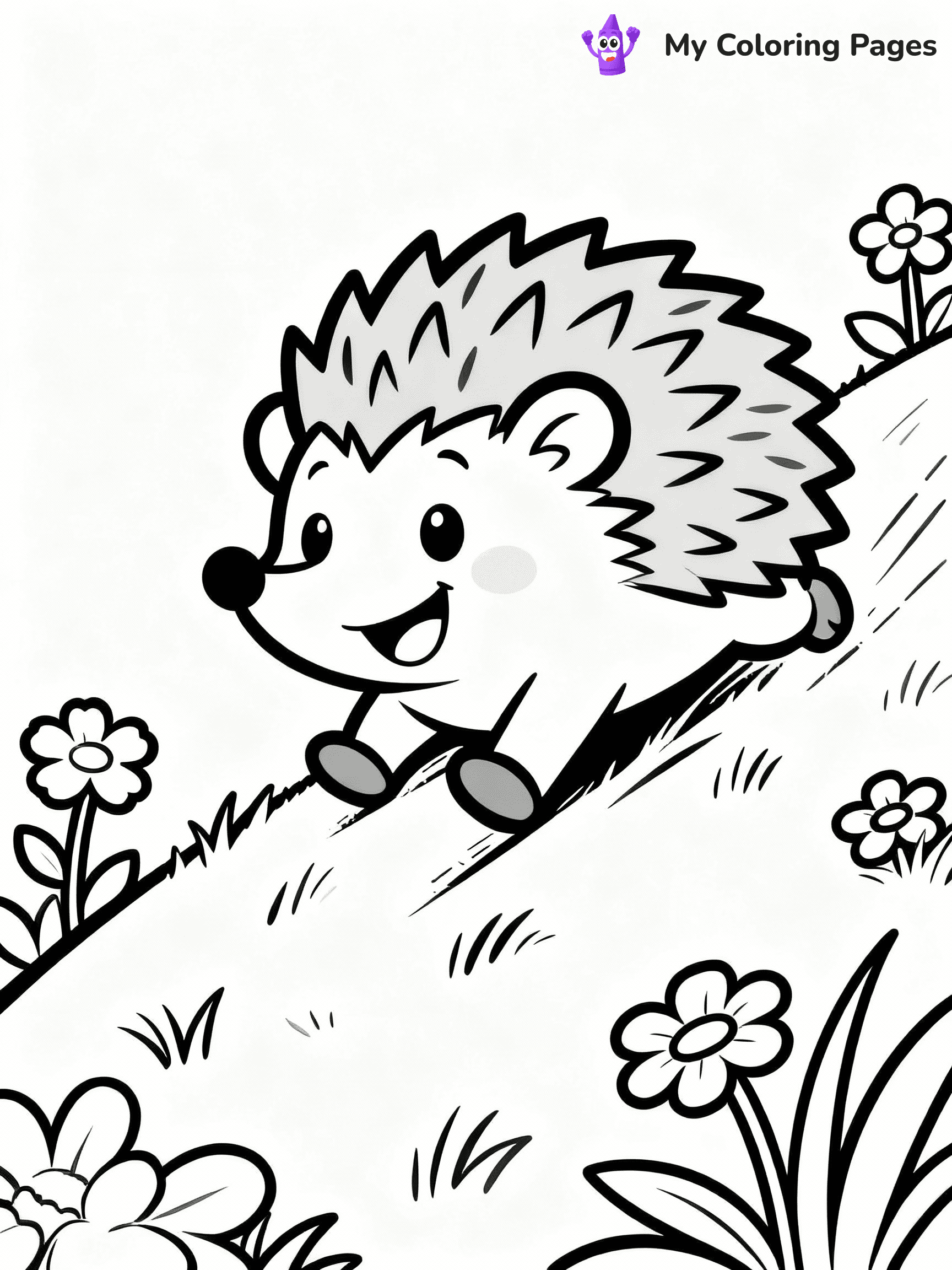 Hedgehog Coloring Pages - 31