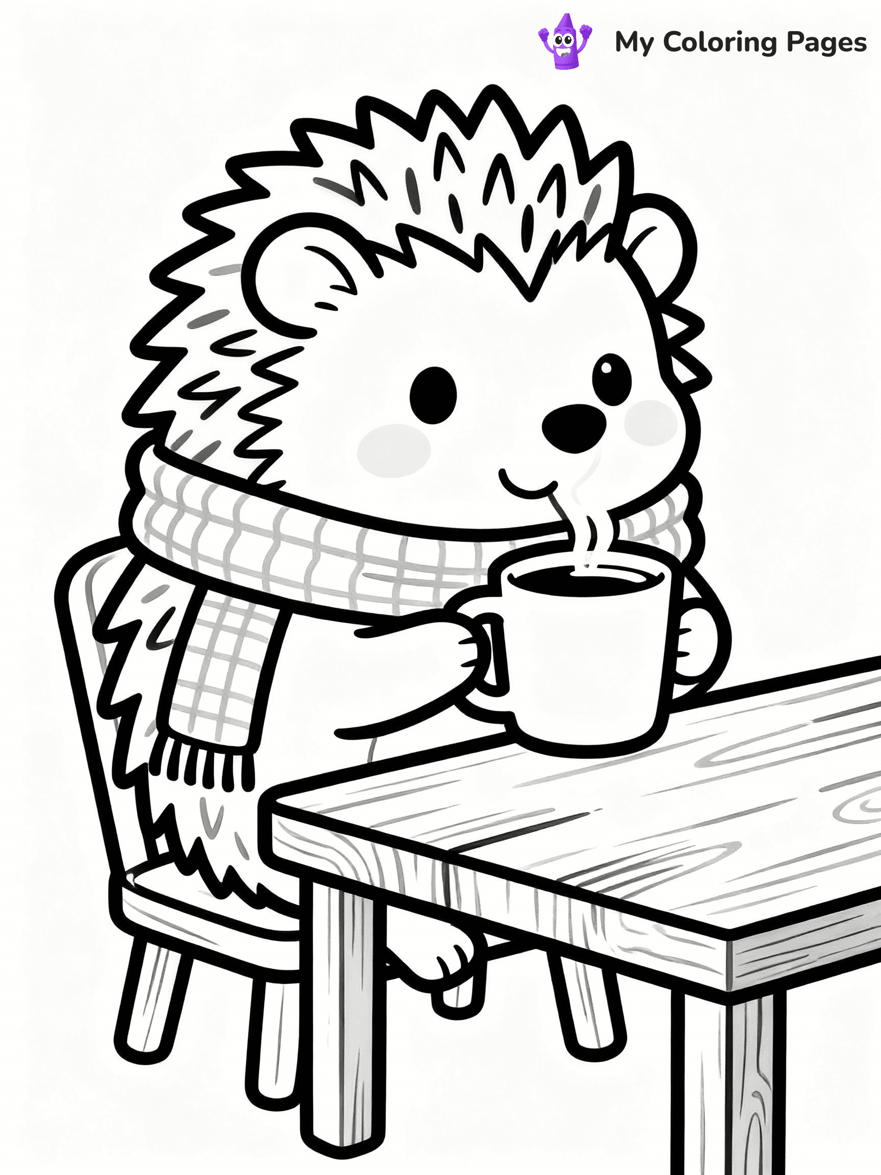 Hedgehog Coloring Pages - 28