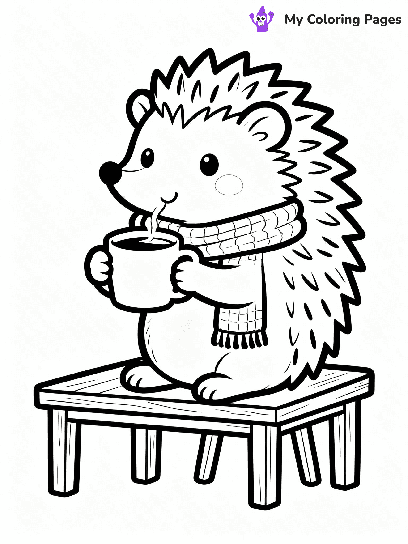 Hedgehog Coloring Pages - 27