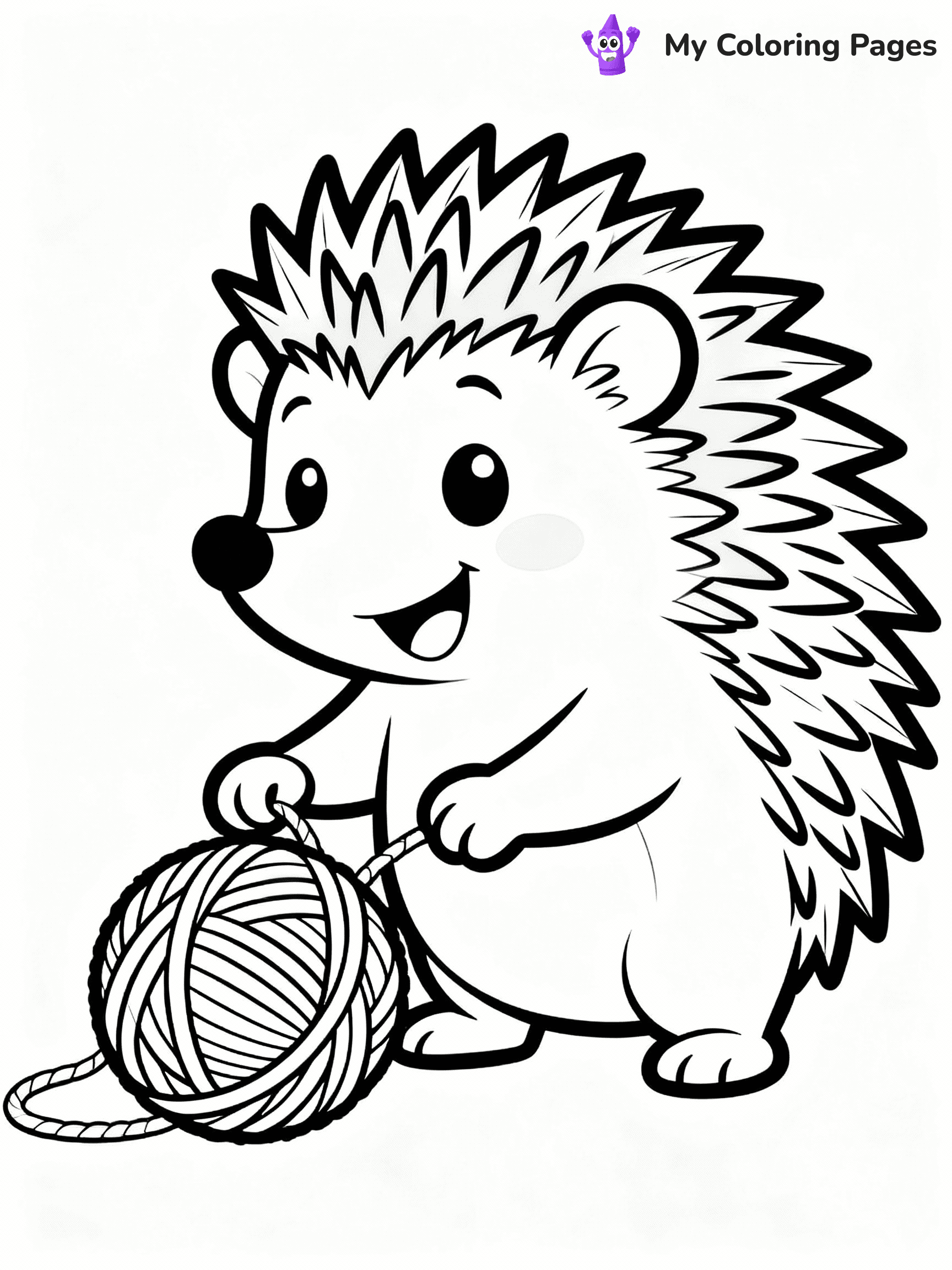 Hedgehog Coloring Pages - 5