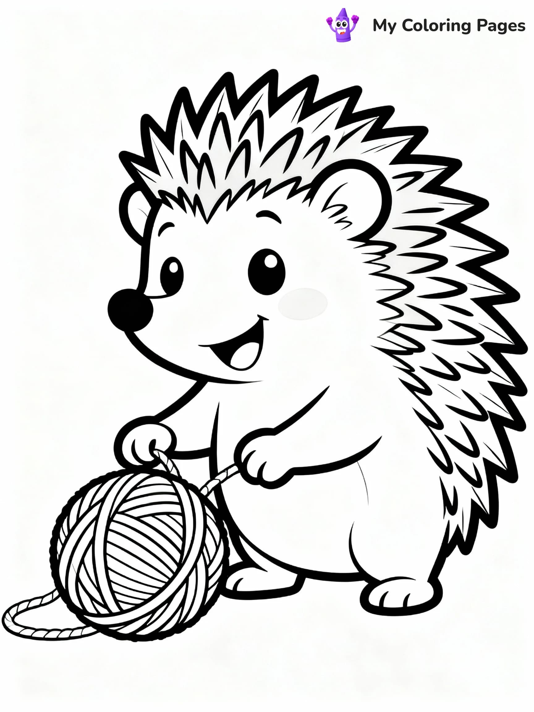 Hedgehog Coloring Pages - 5