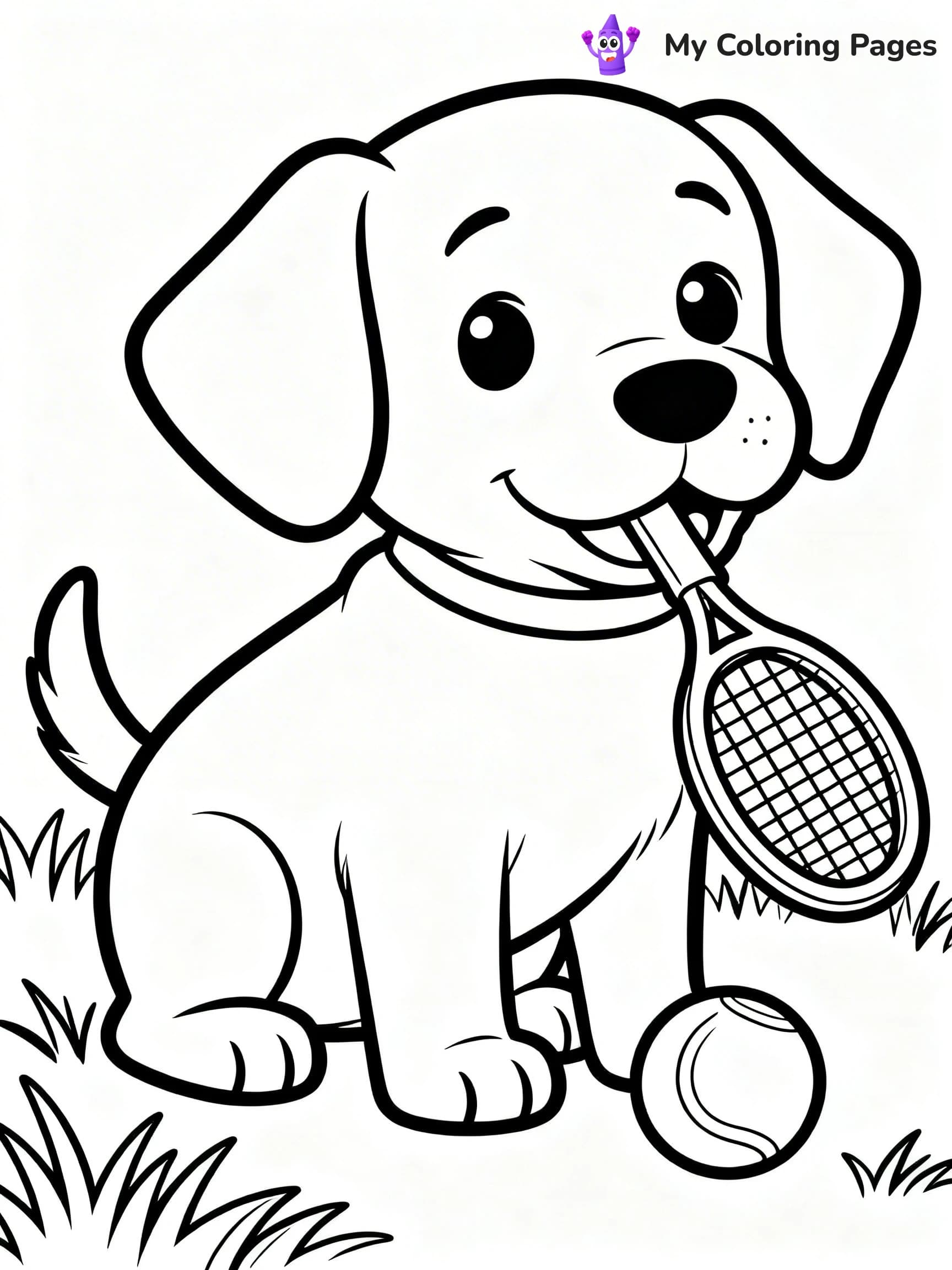 Tennis Coloring Pages - 23