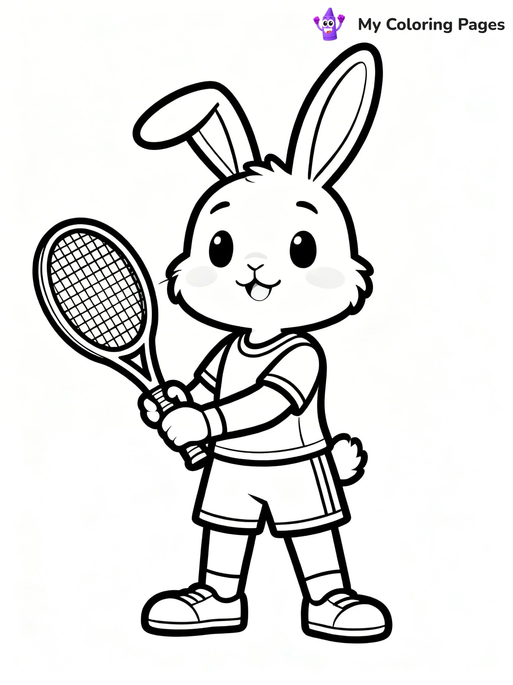 Tennis Coloring Pages - 16