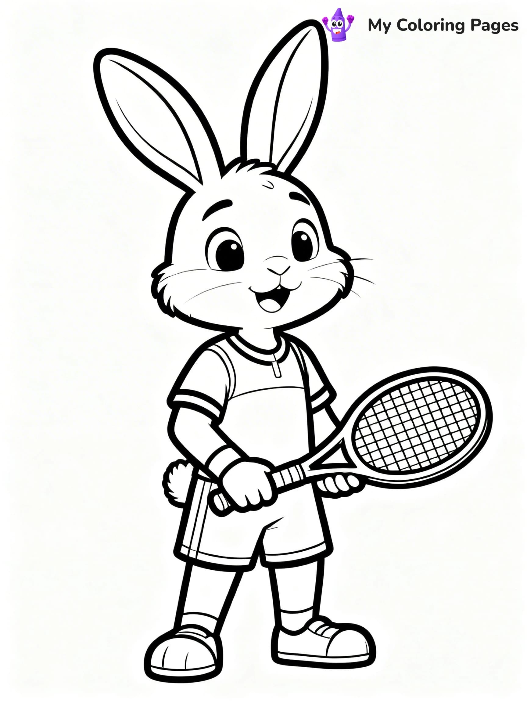 Tennis Coloring Pages - 15