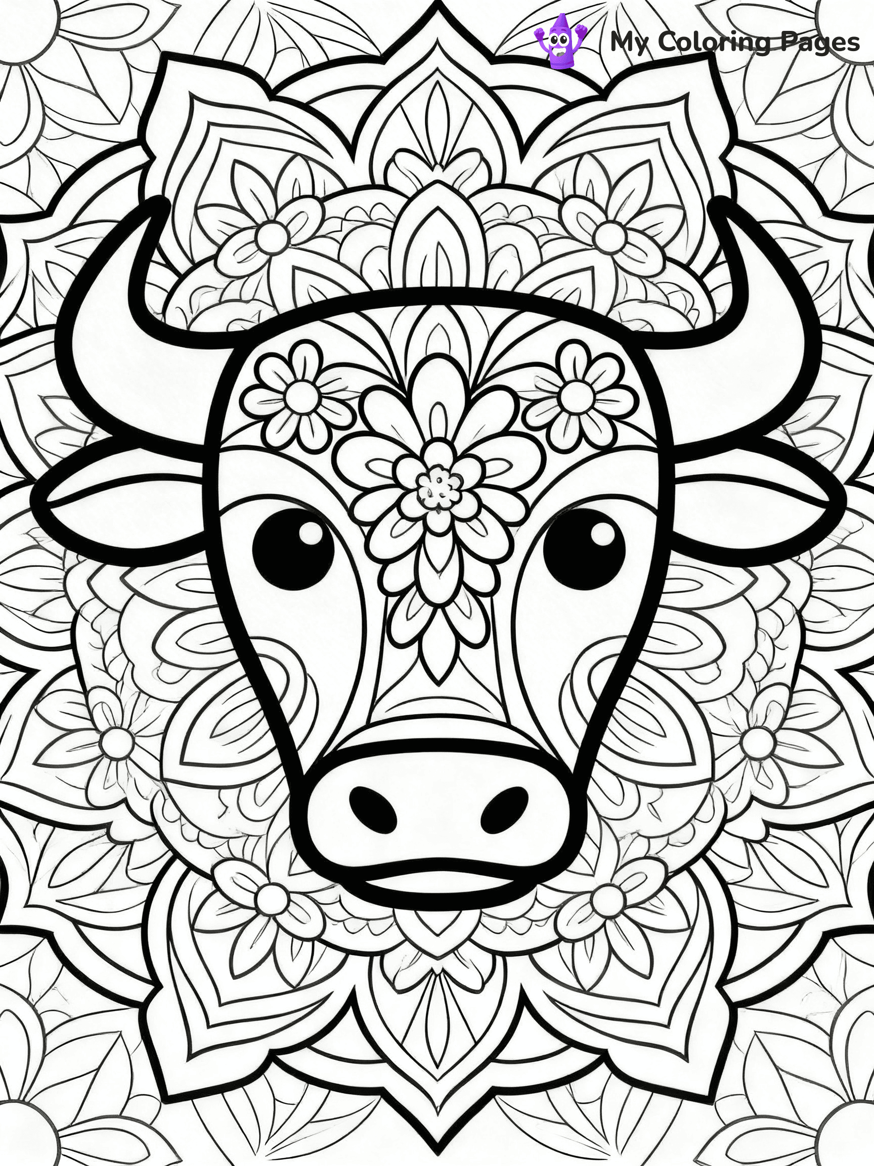 Bull Coloring Pages - 37