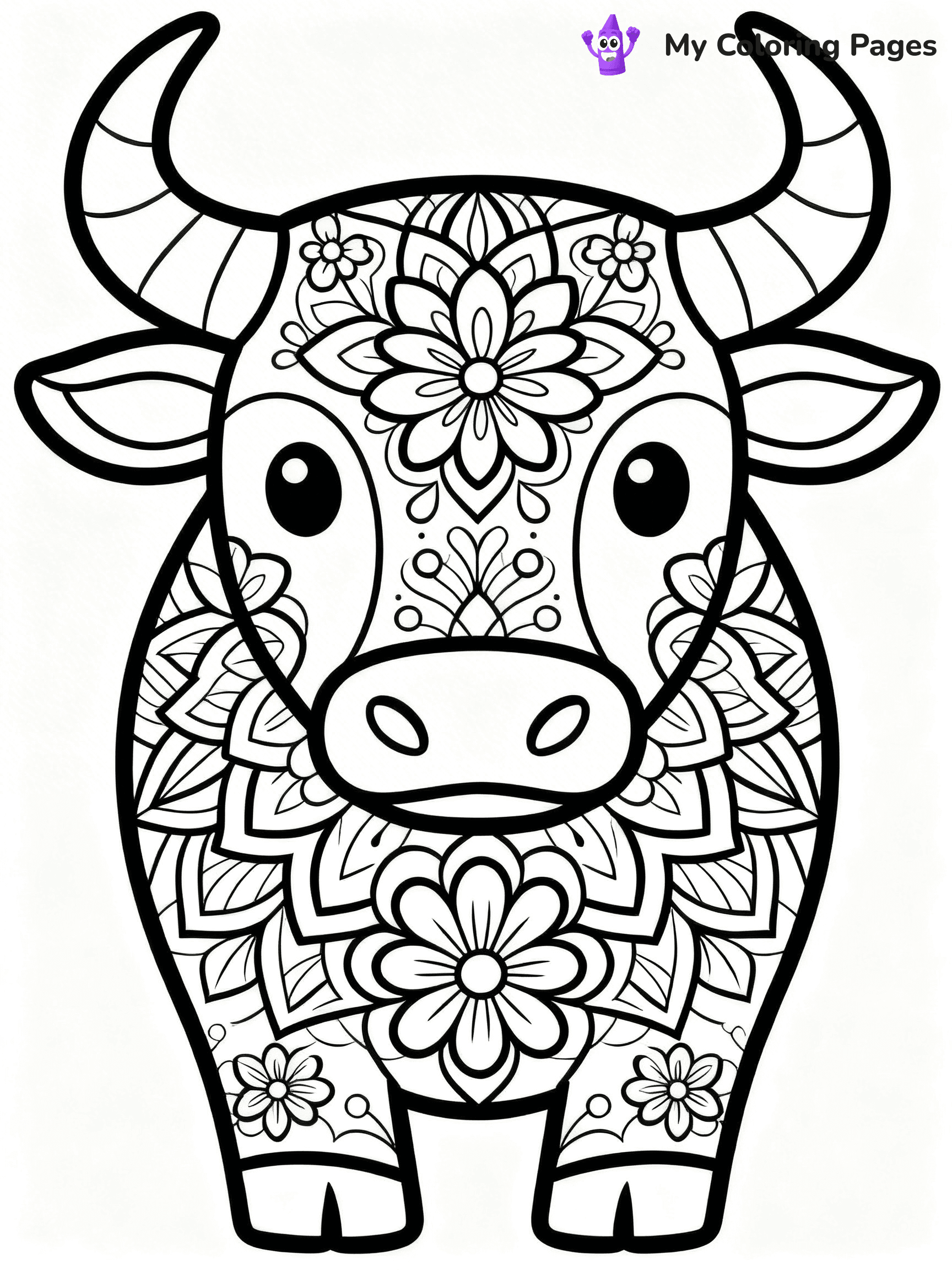 Bull Coloring Pages - 34