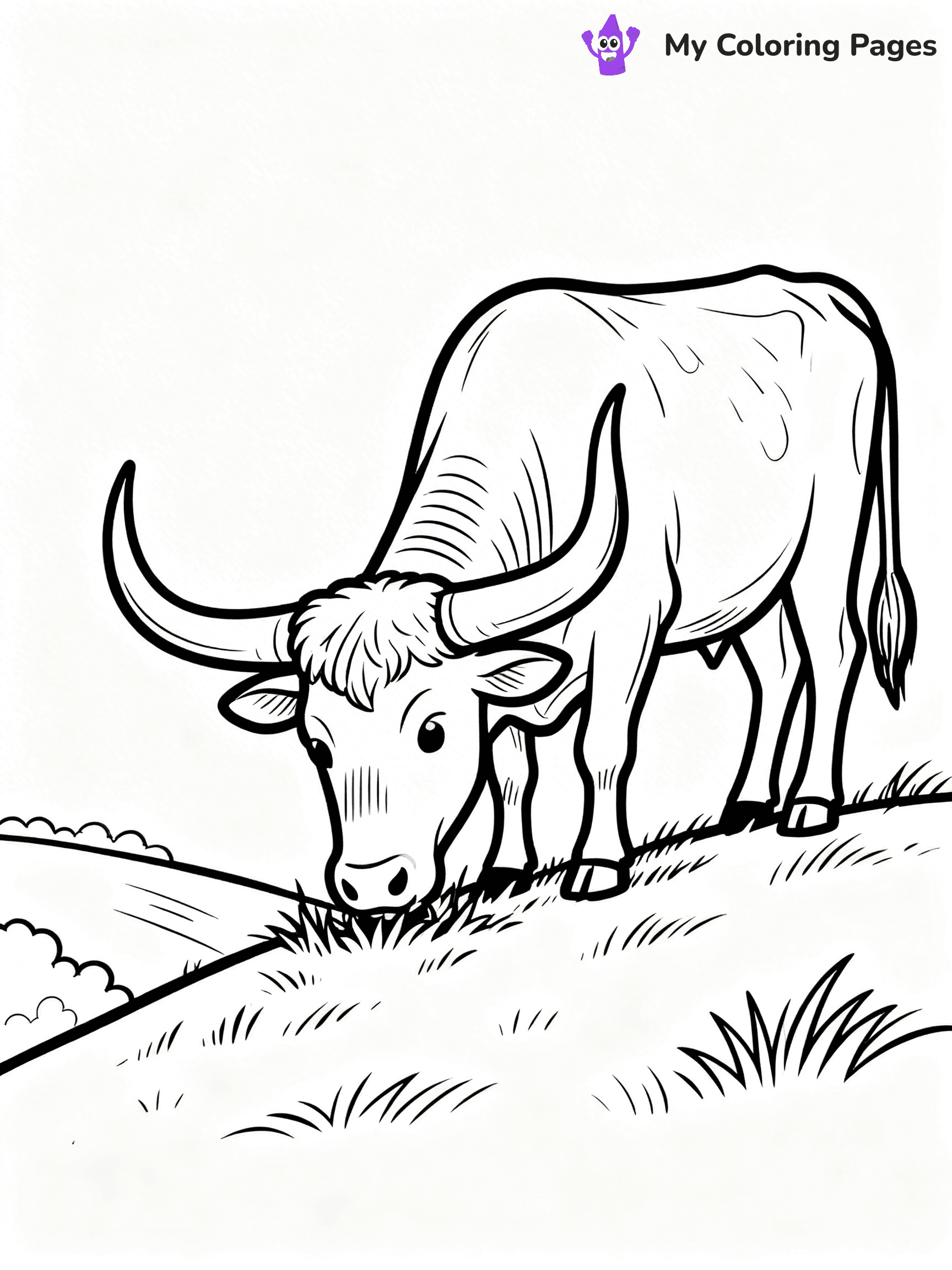 Bull Coloring Pages - 25