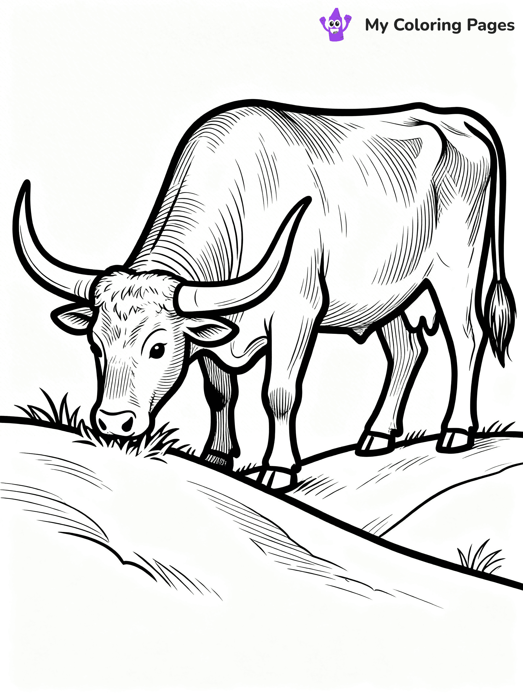Bull Coloring Pages - 24