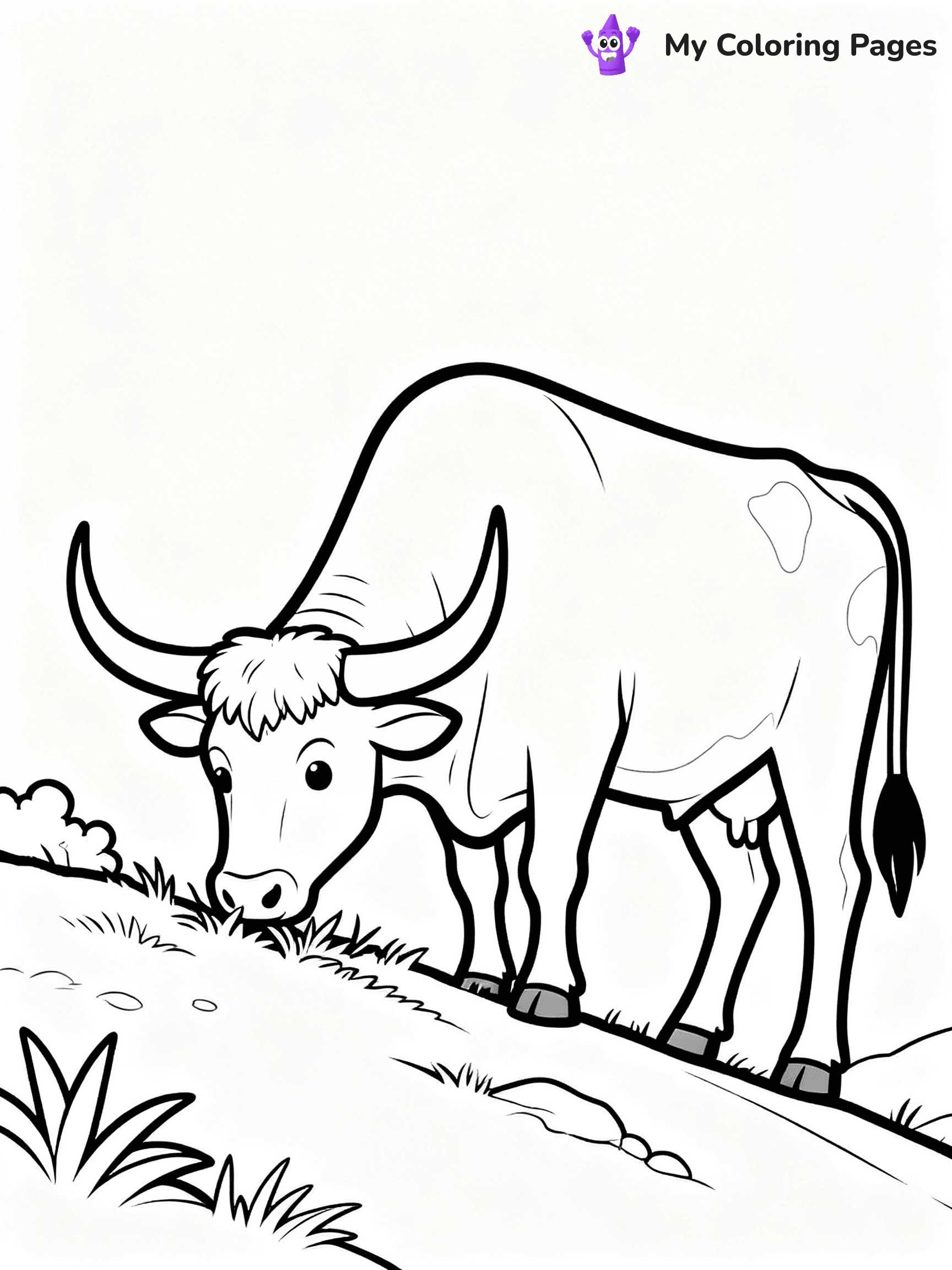 Bull Coloring Pages - 22