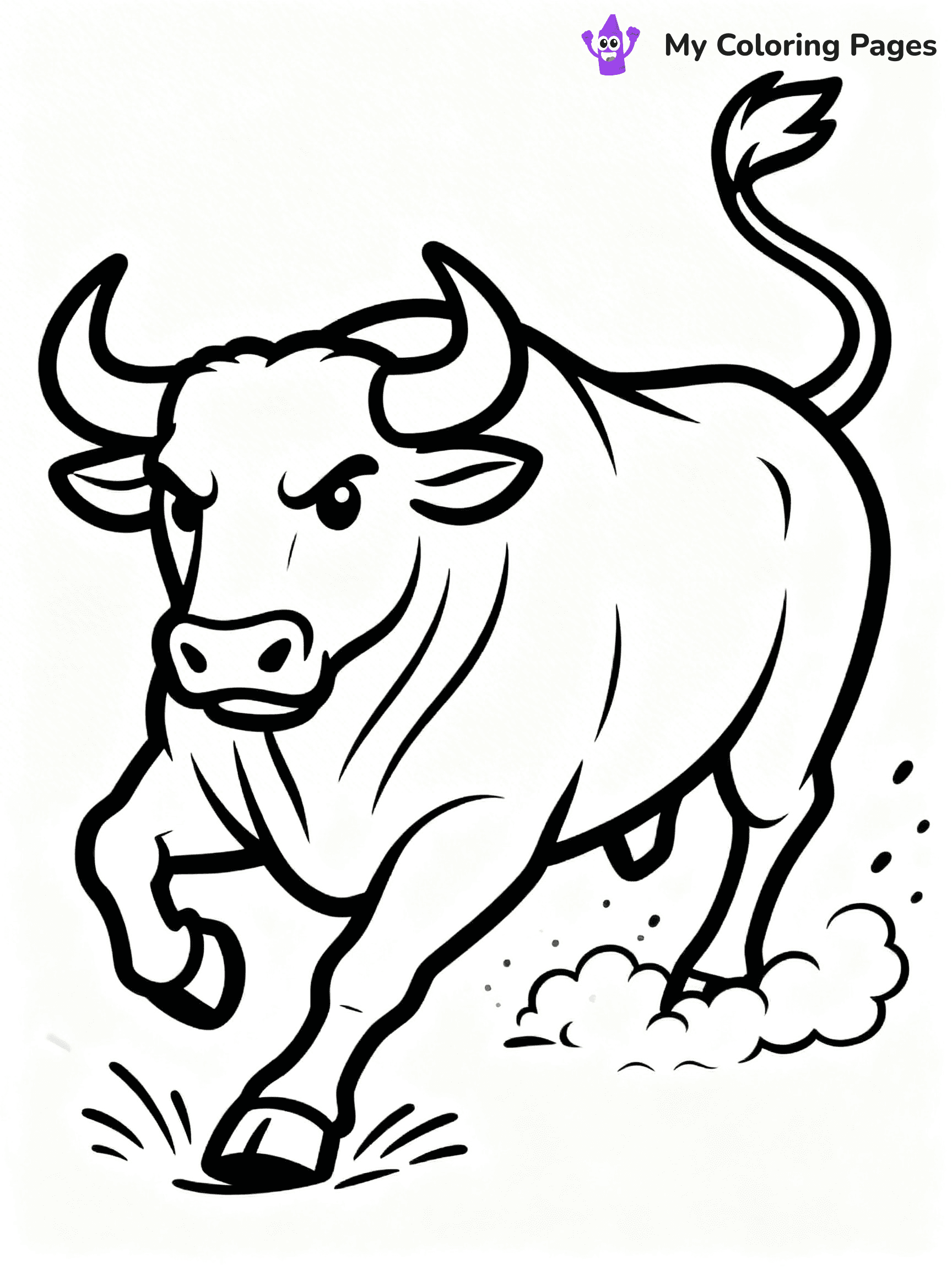 Bull Coloring Pages - 21