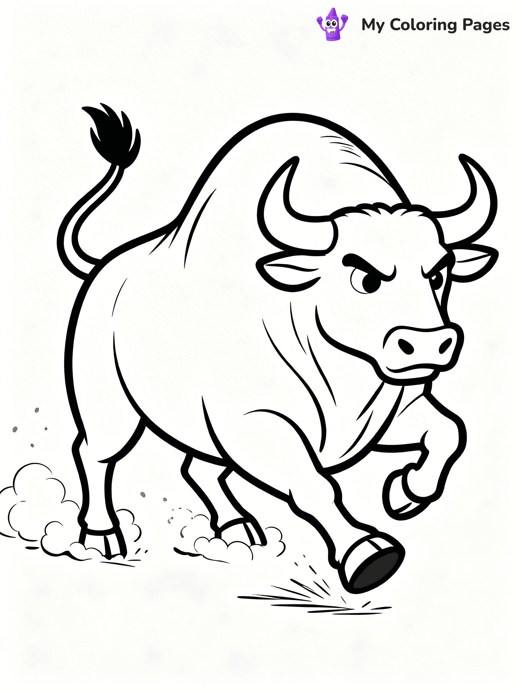 Bull Coloring Pages - 20