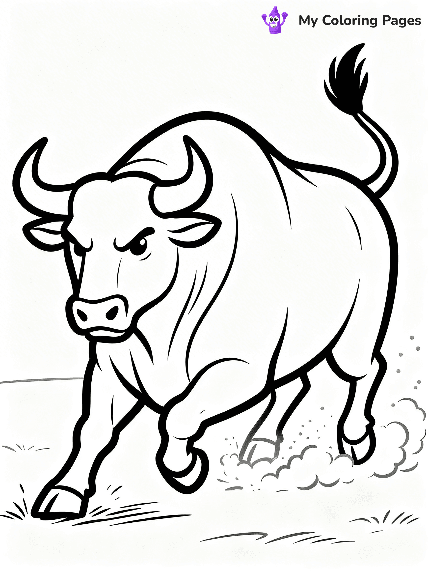 Bull Coloring Pages - 19