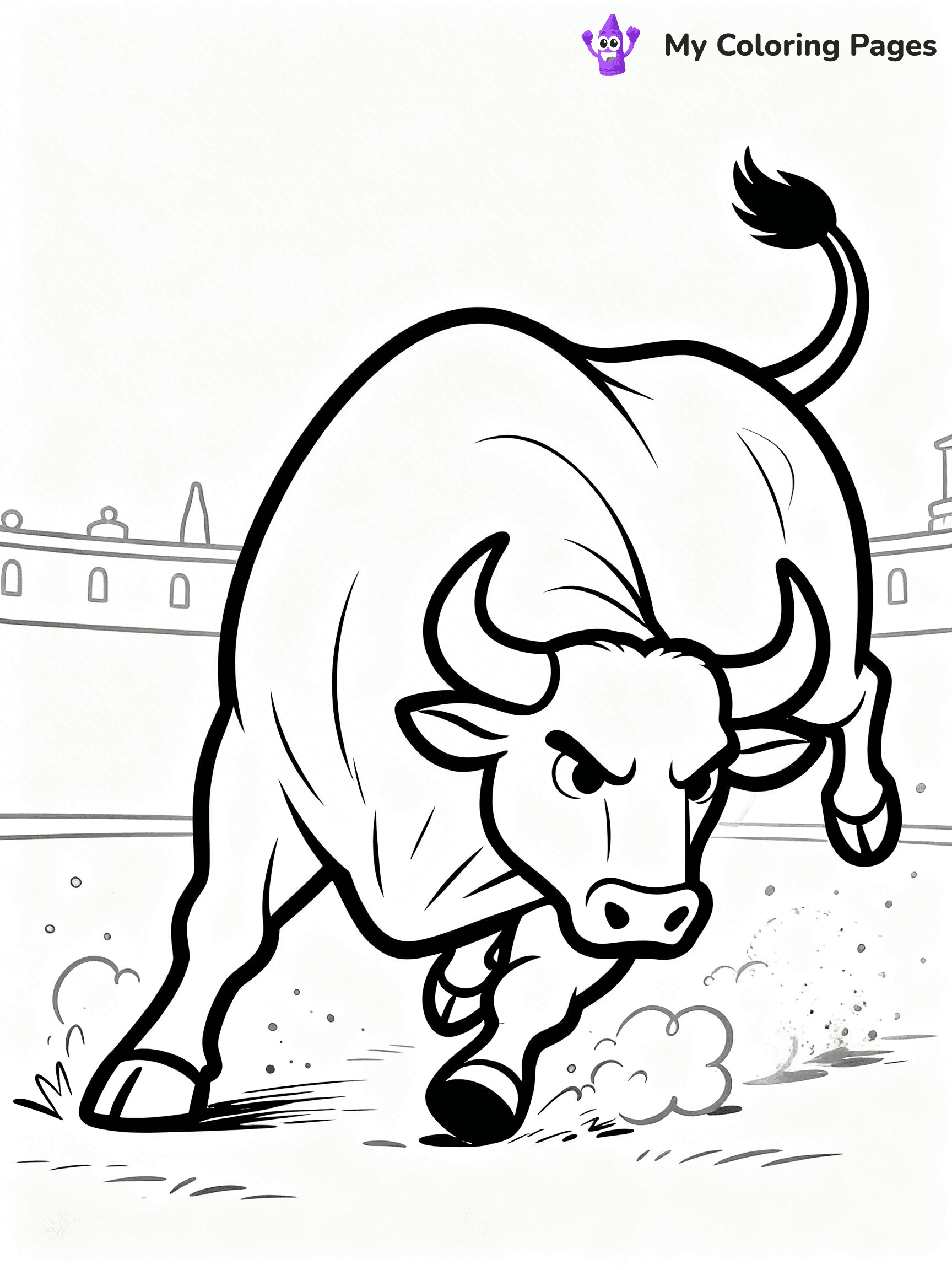 Bull Coloring Pages - 18