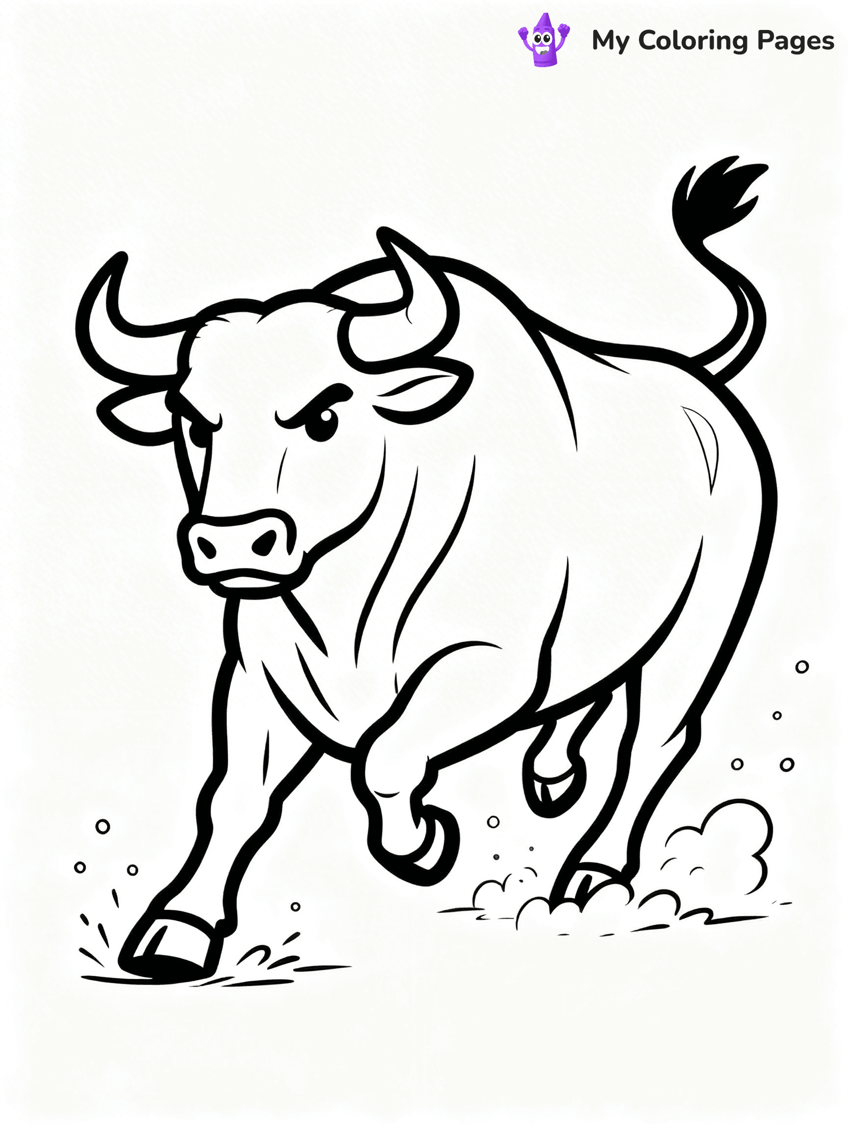 Bull Coloring Pages - 17