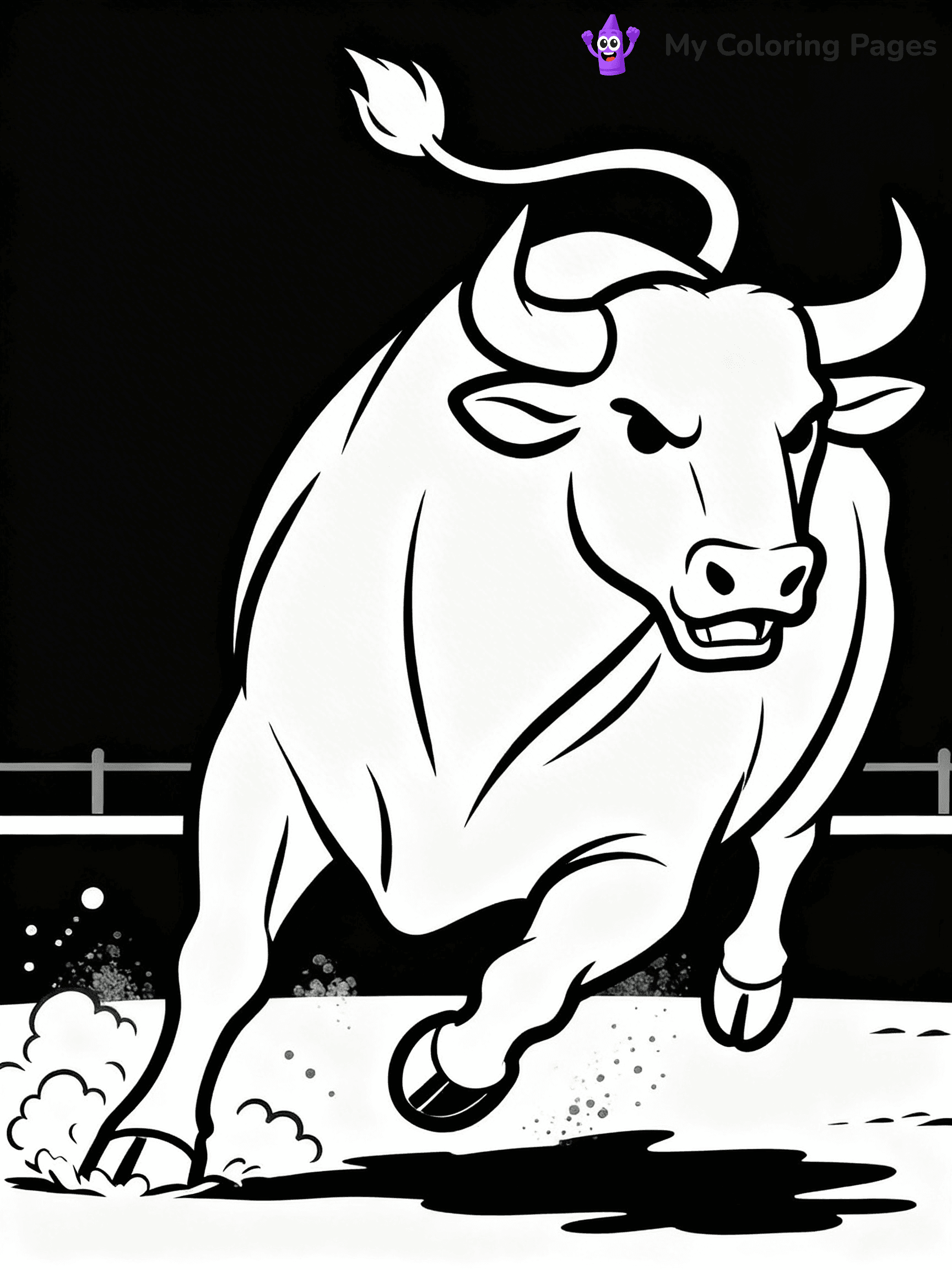 Bull Coloring Pages - 16