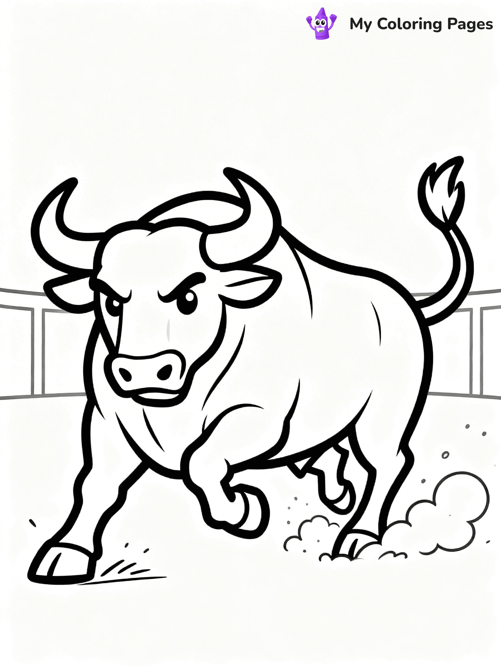 Bull Coloring Pages - 15