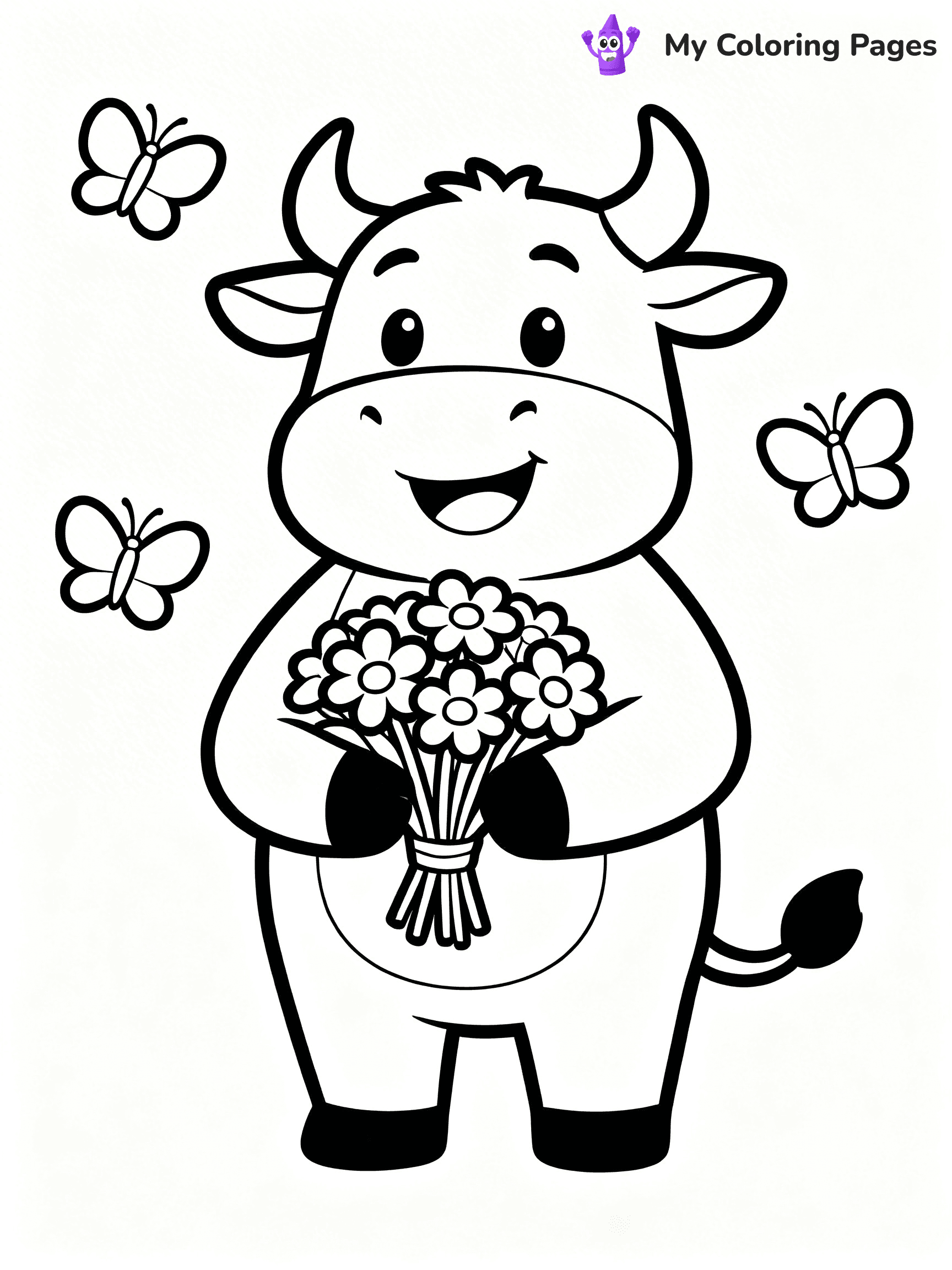 Bull Coloring Pages - 14