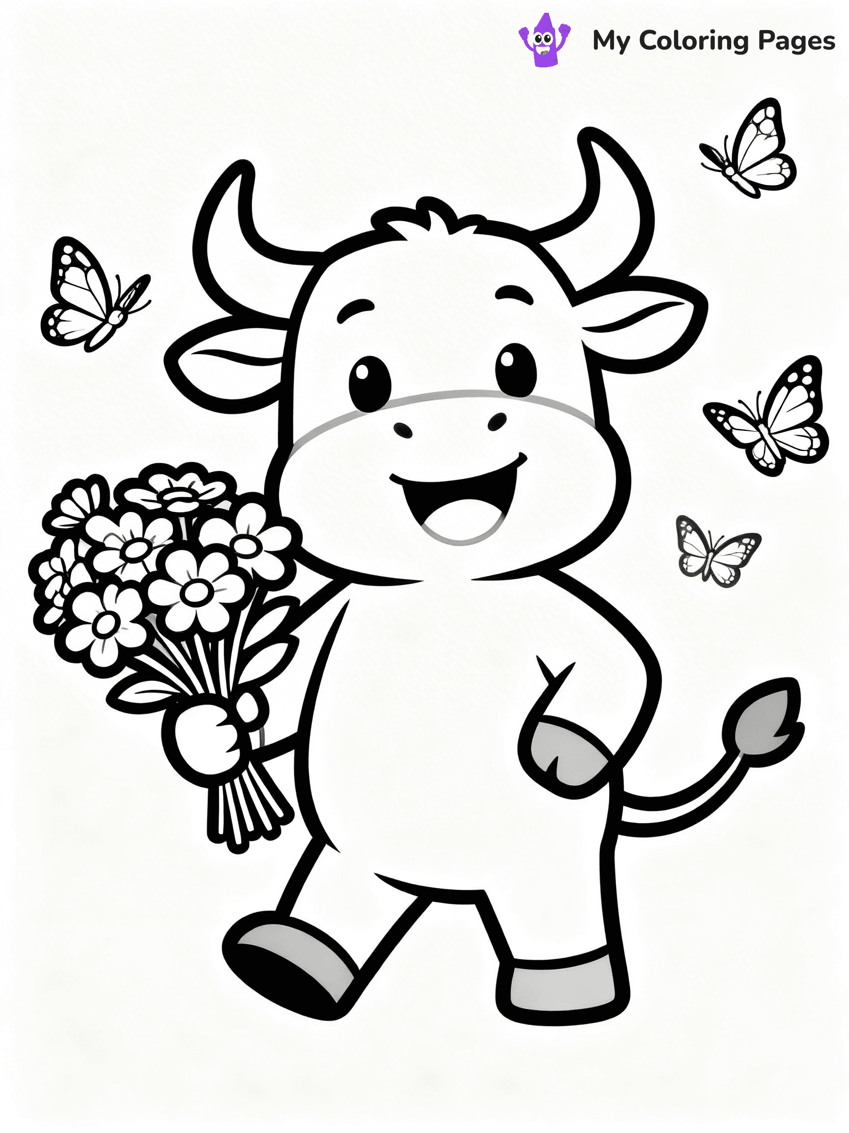Bull Coloring Pages - 13
