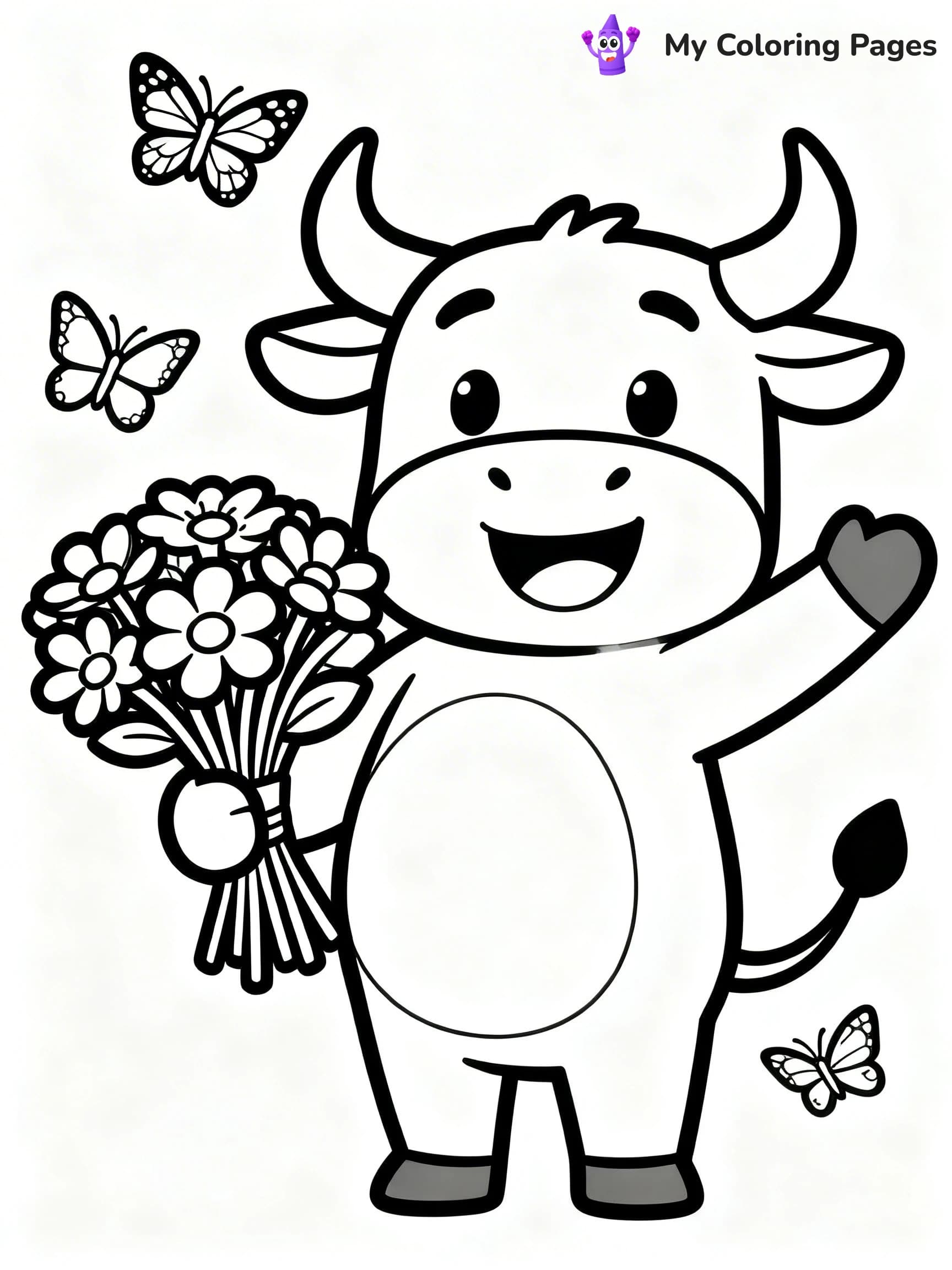 Bull Coloring Pages - 12