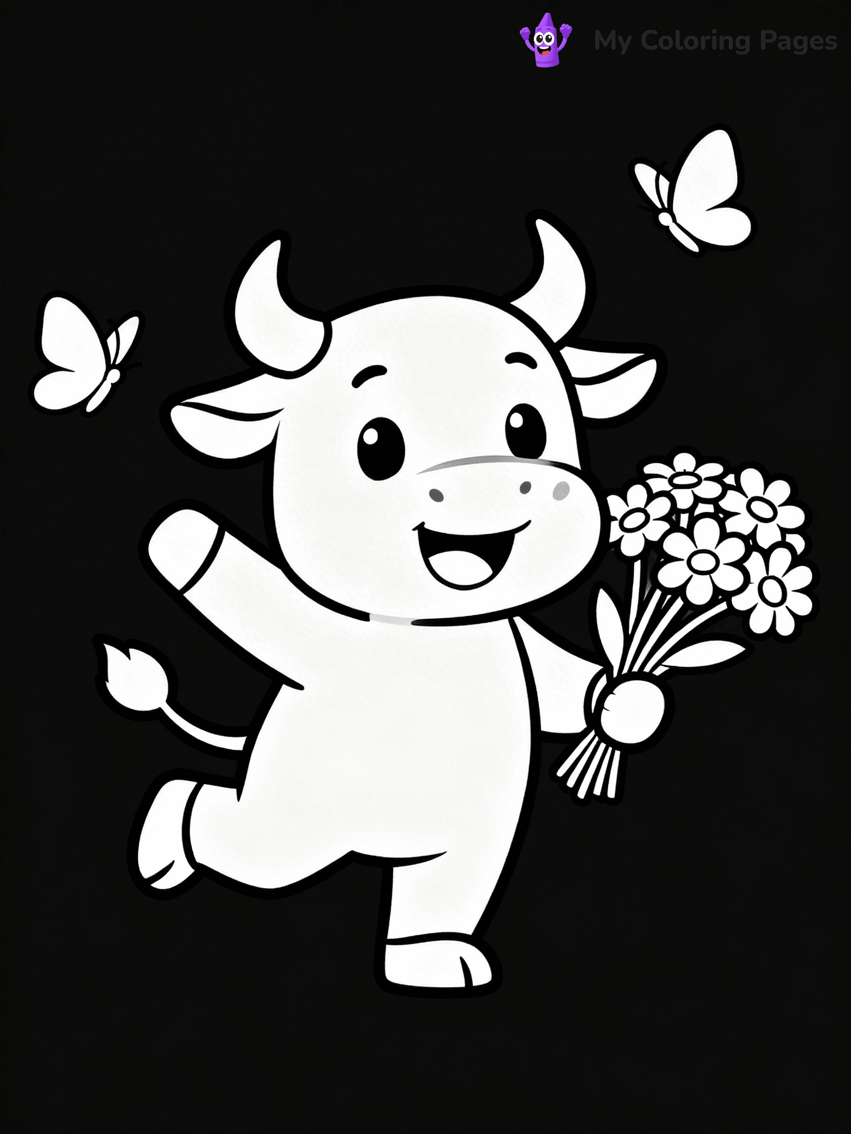 Bull Coloring Pages - 8