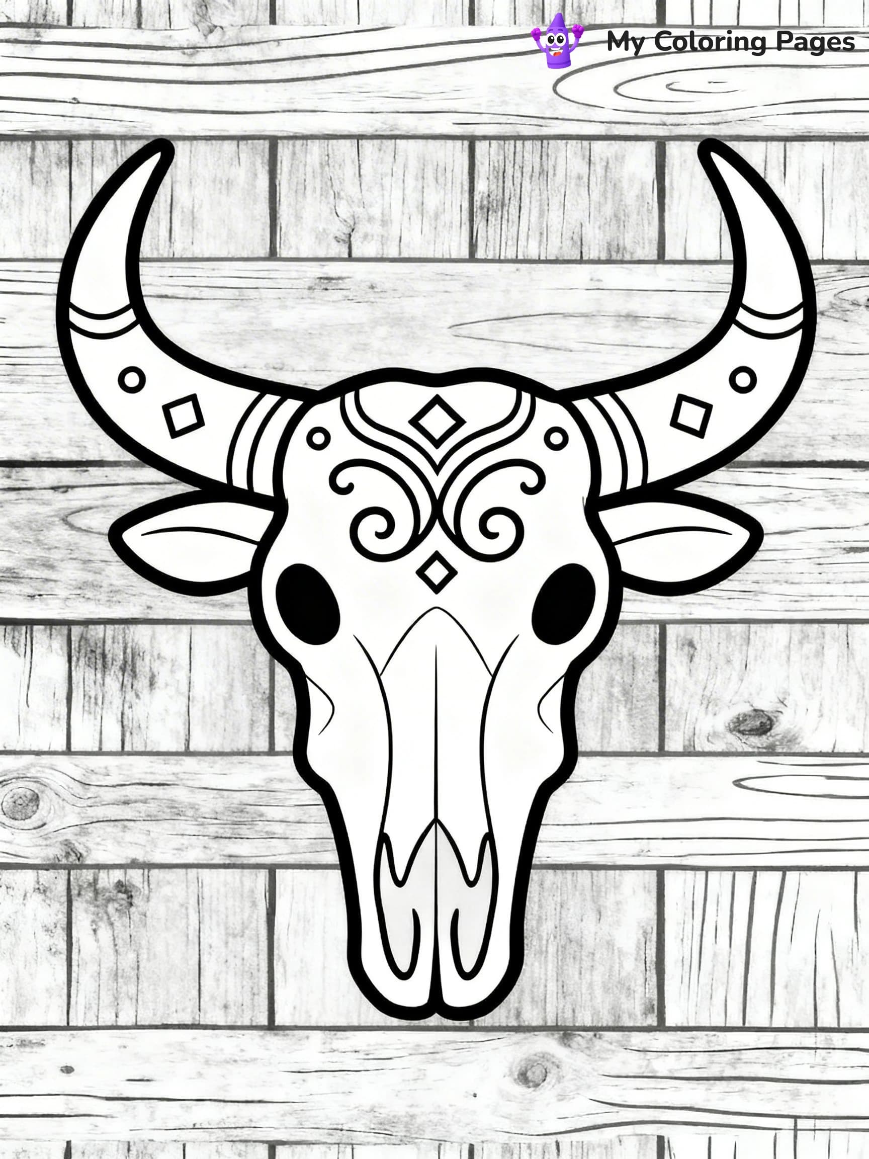Bull Coloring Pages - 7