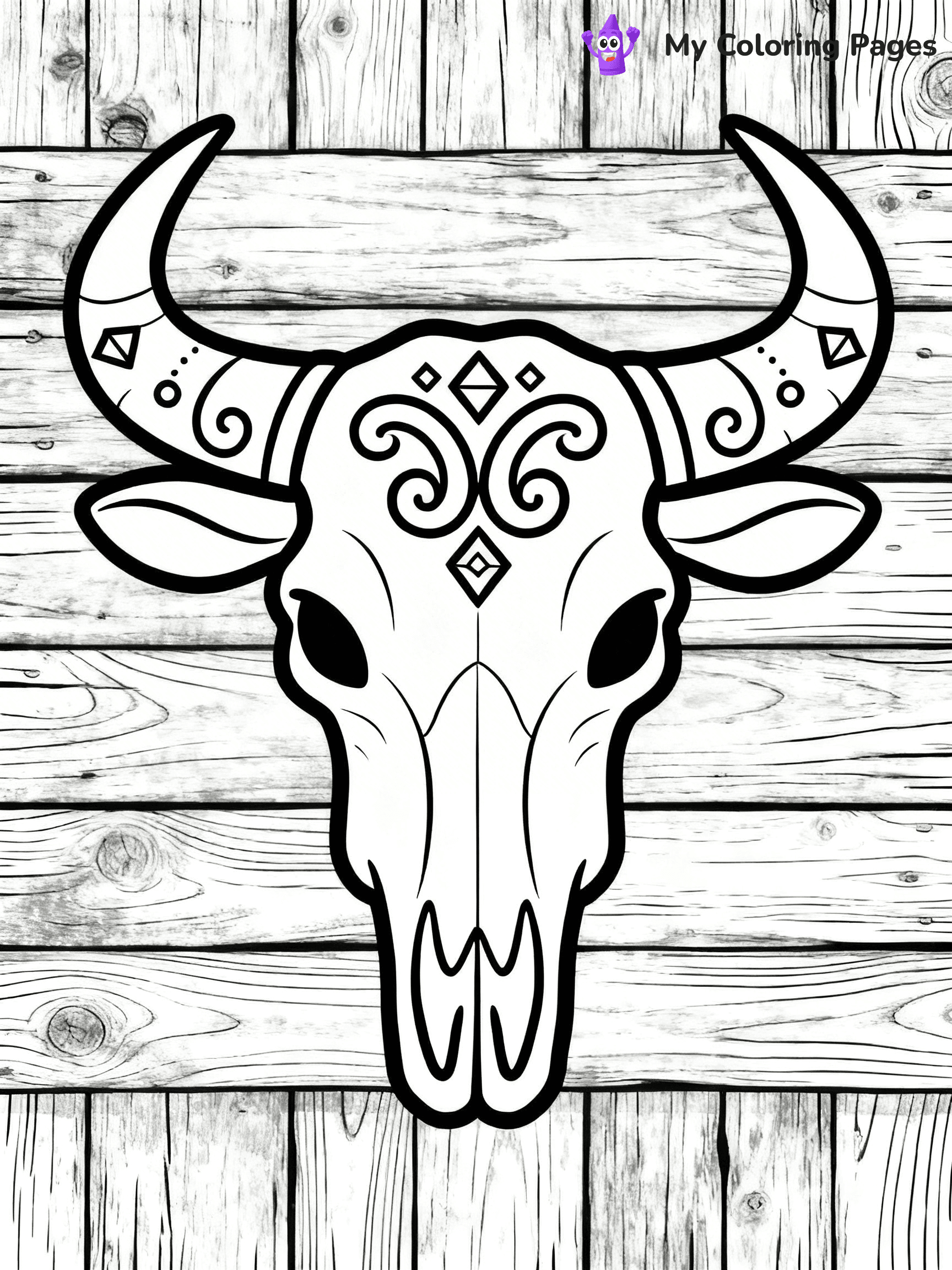 Bull Coloring Pages - 2