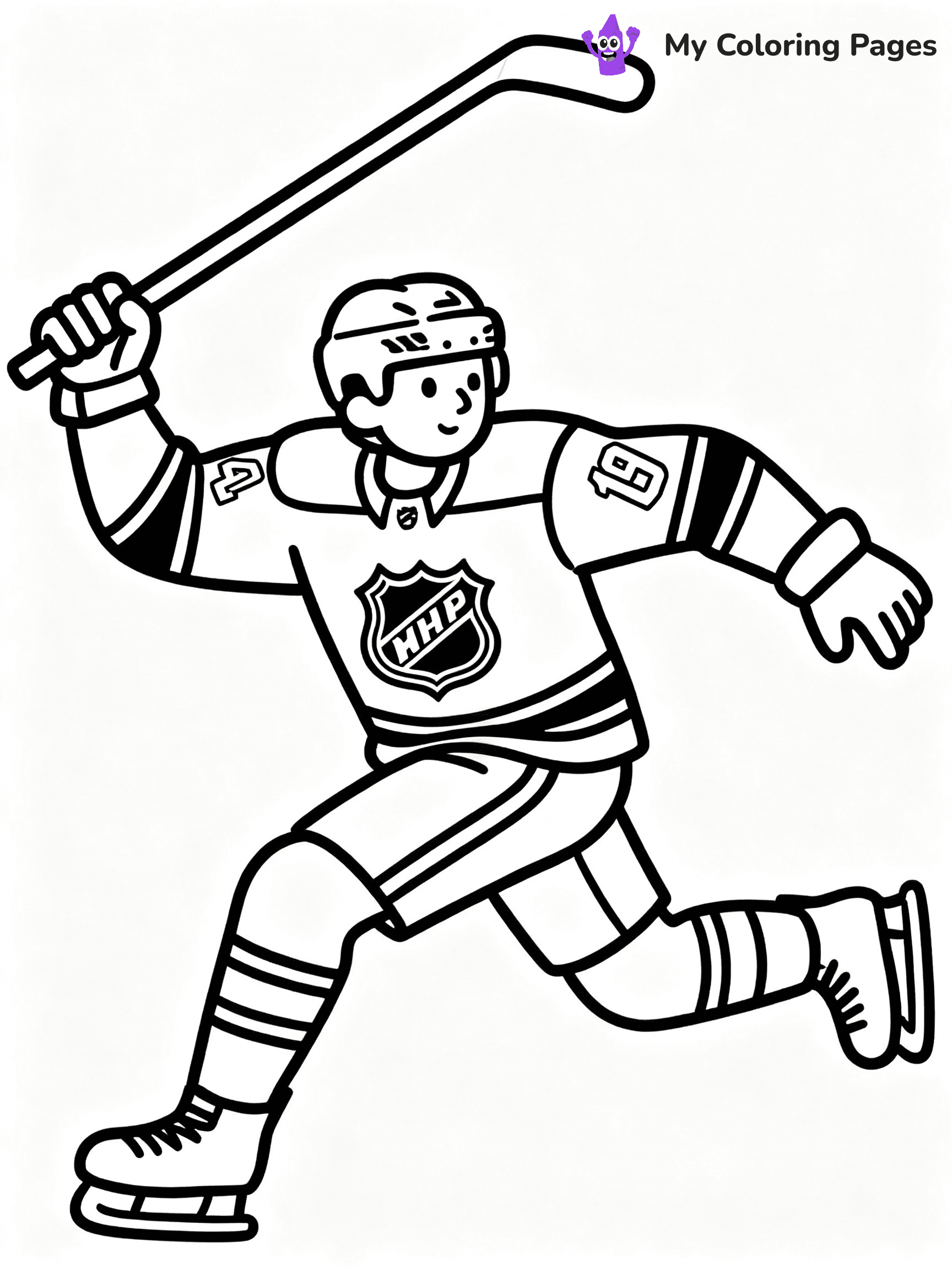 Hockey Coloring Pages - 45