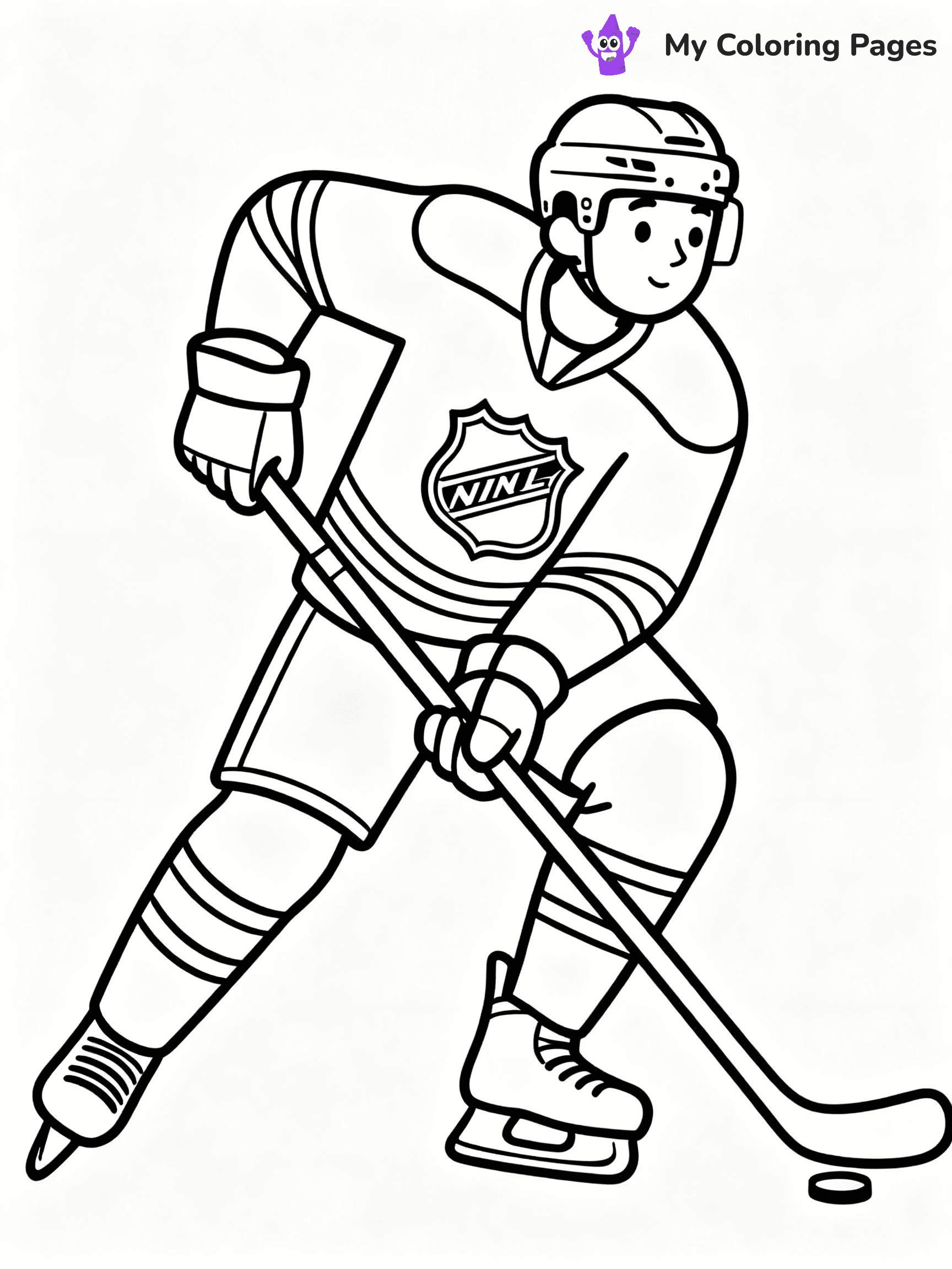 Hockey Coloring Pages - 44