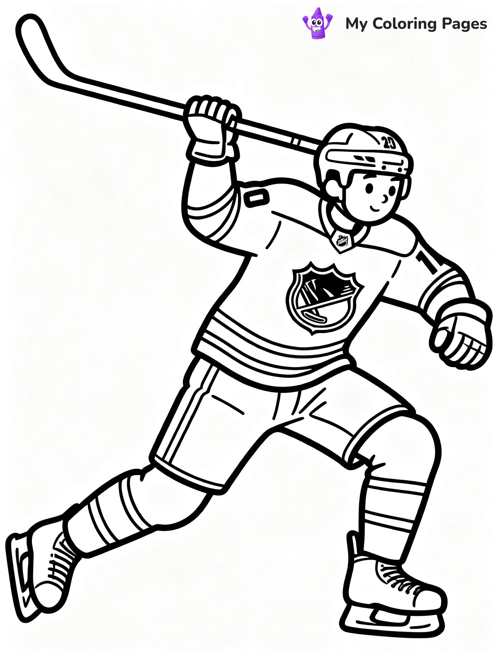 Hockey Coloring Pages - 41
