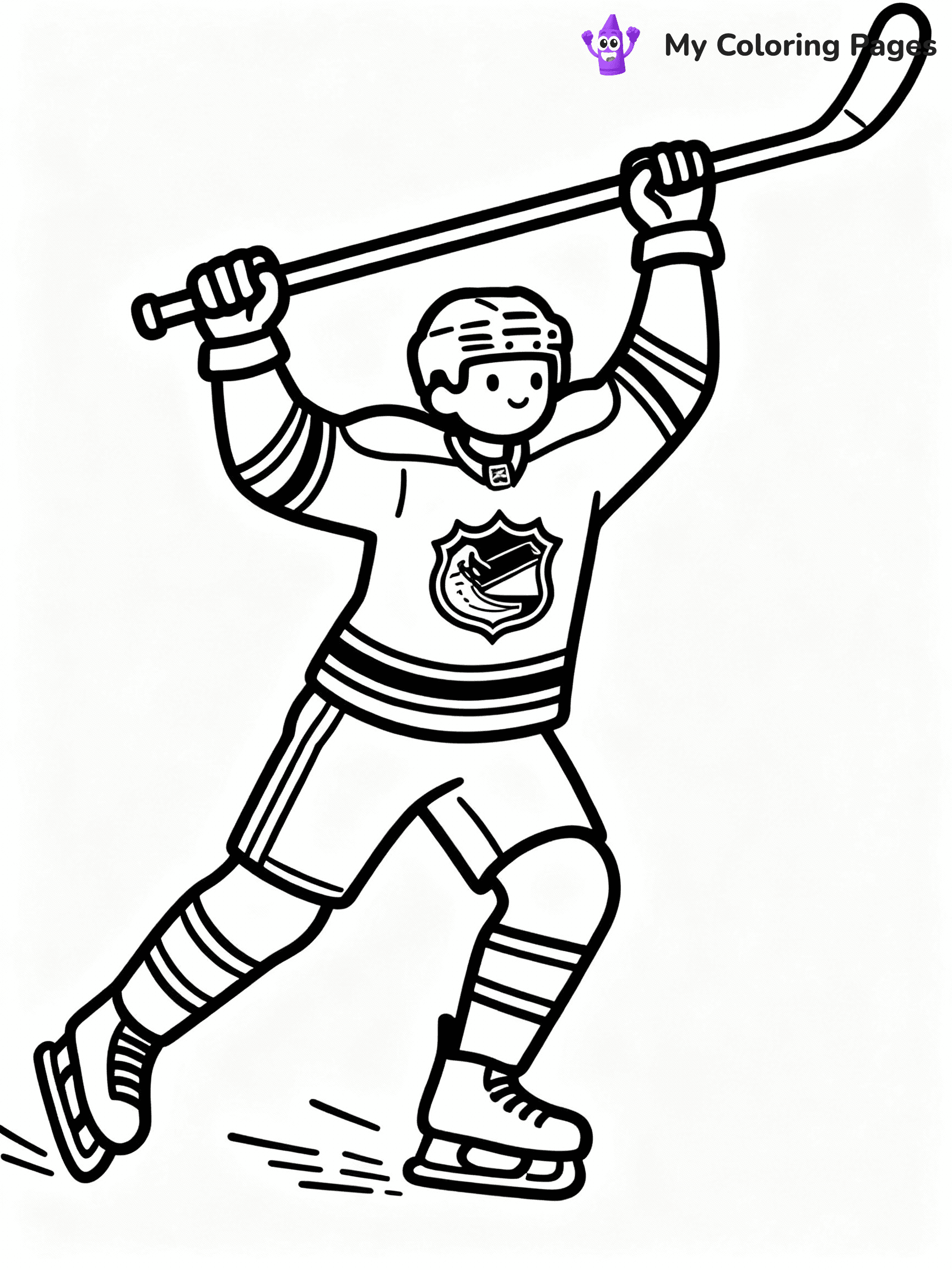 Hockey Coloring Pages - 37
