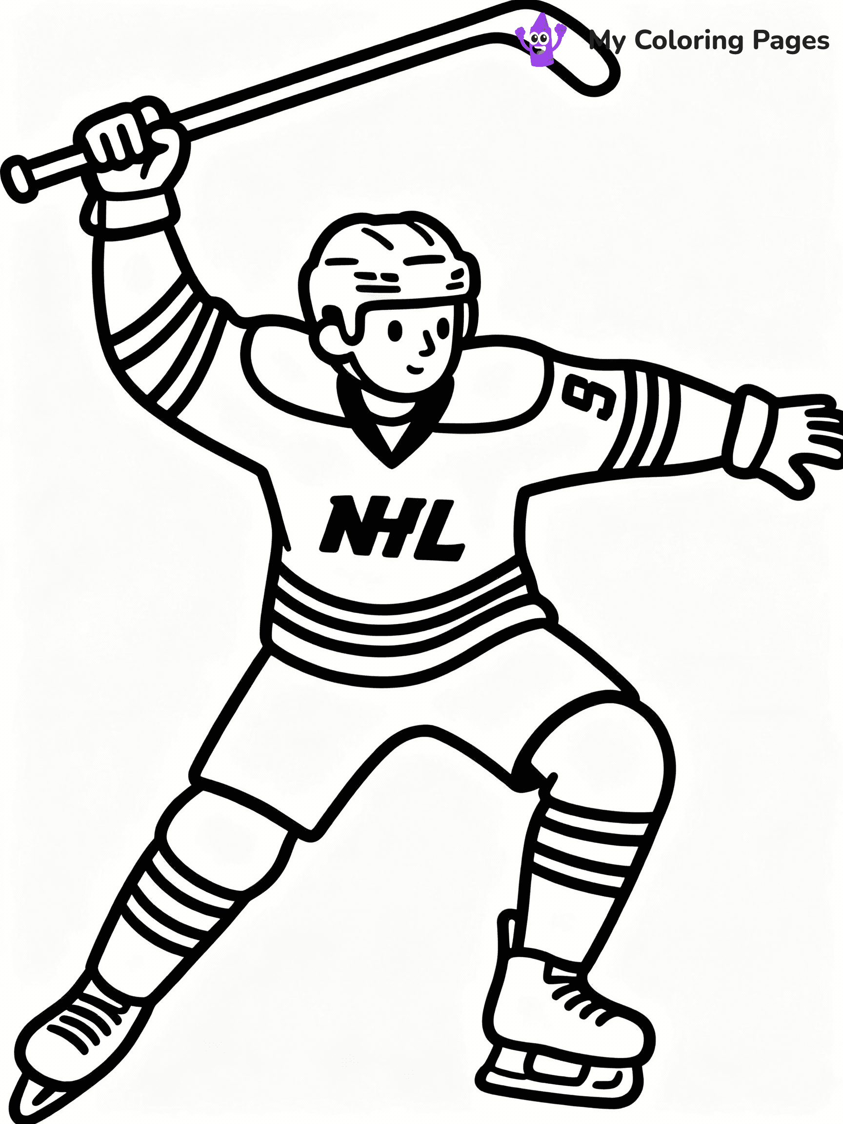 Hockey Coloring Pages - 34