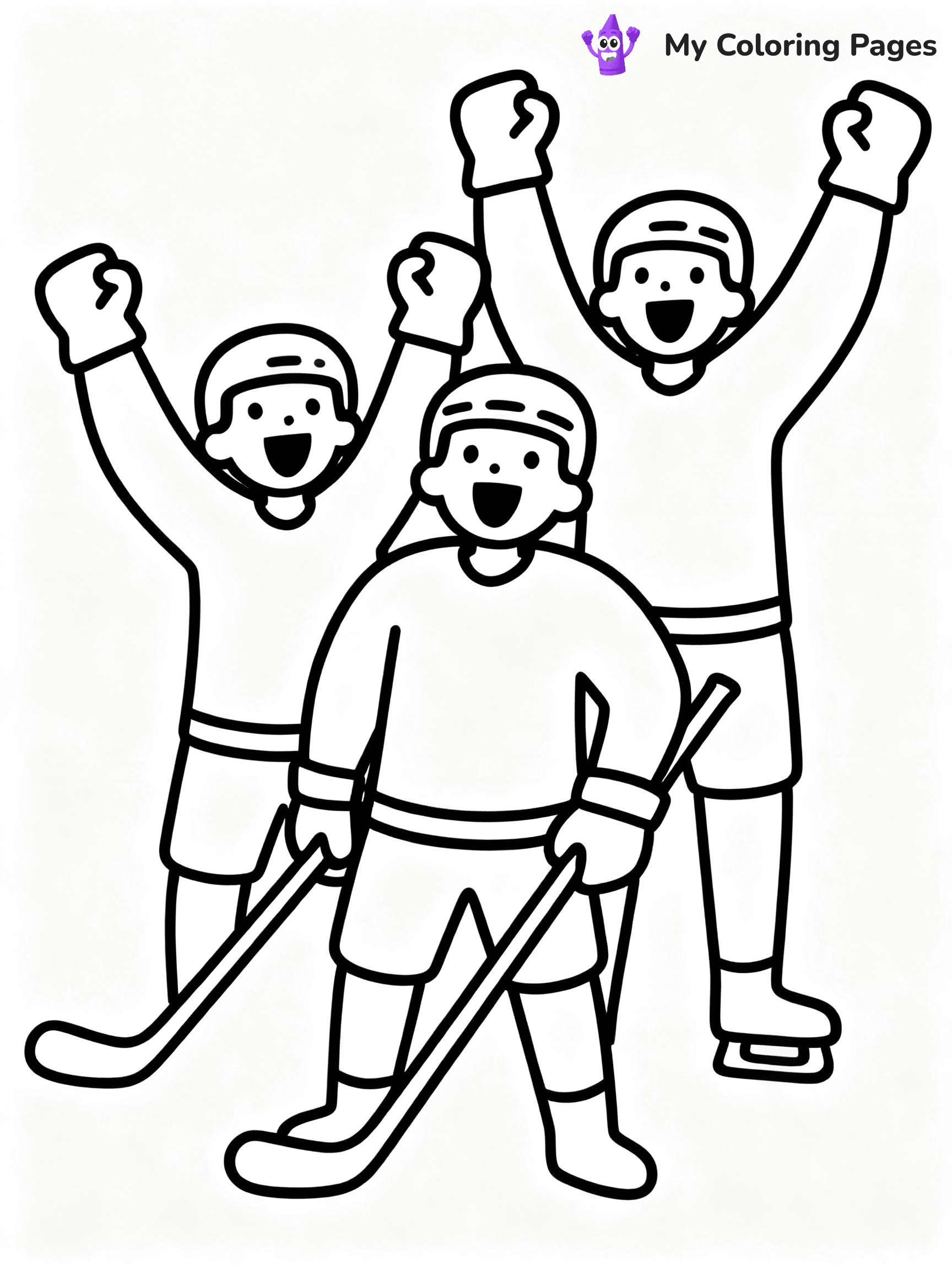 Hockey Coloring Pages - 30