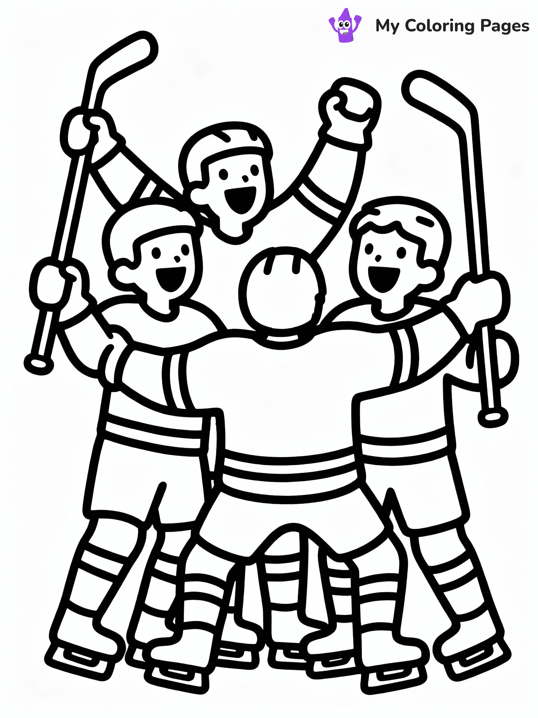 Hockey Coloring Pages - 29
