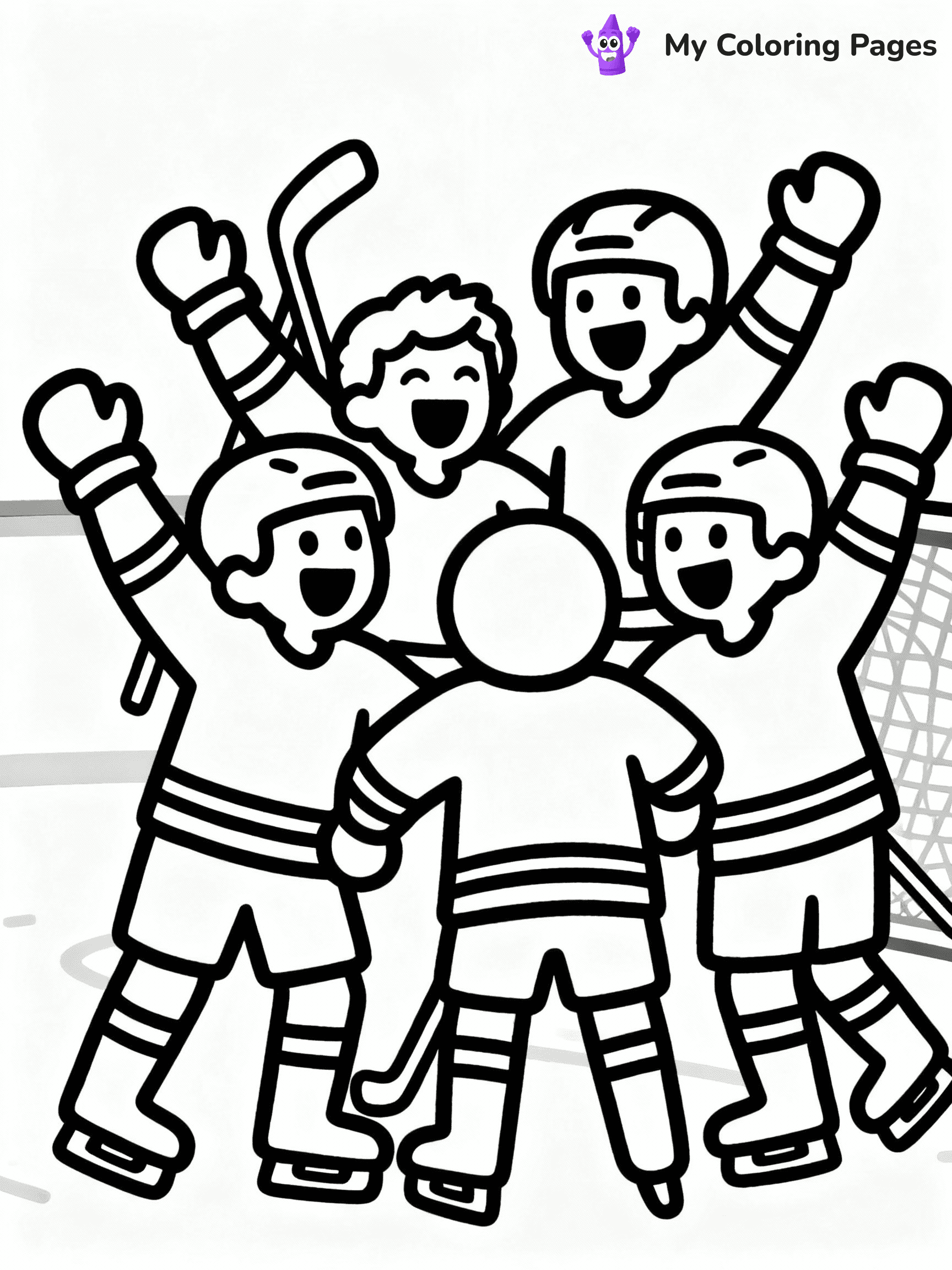 Hockey Coloring Pages - 28