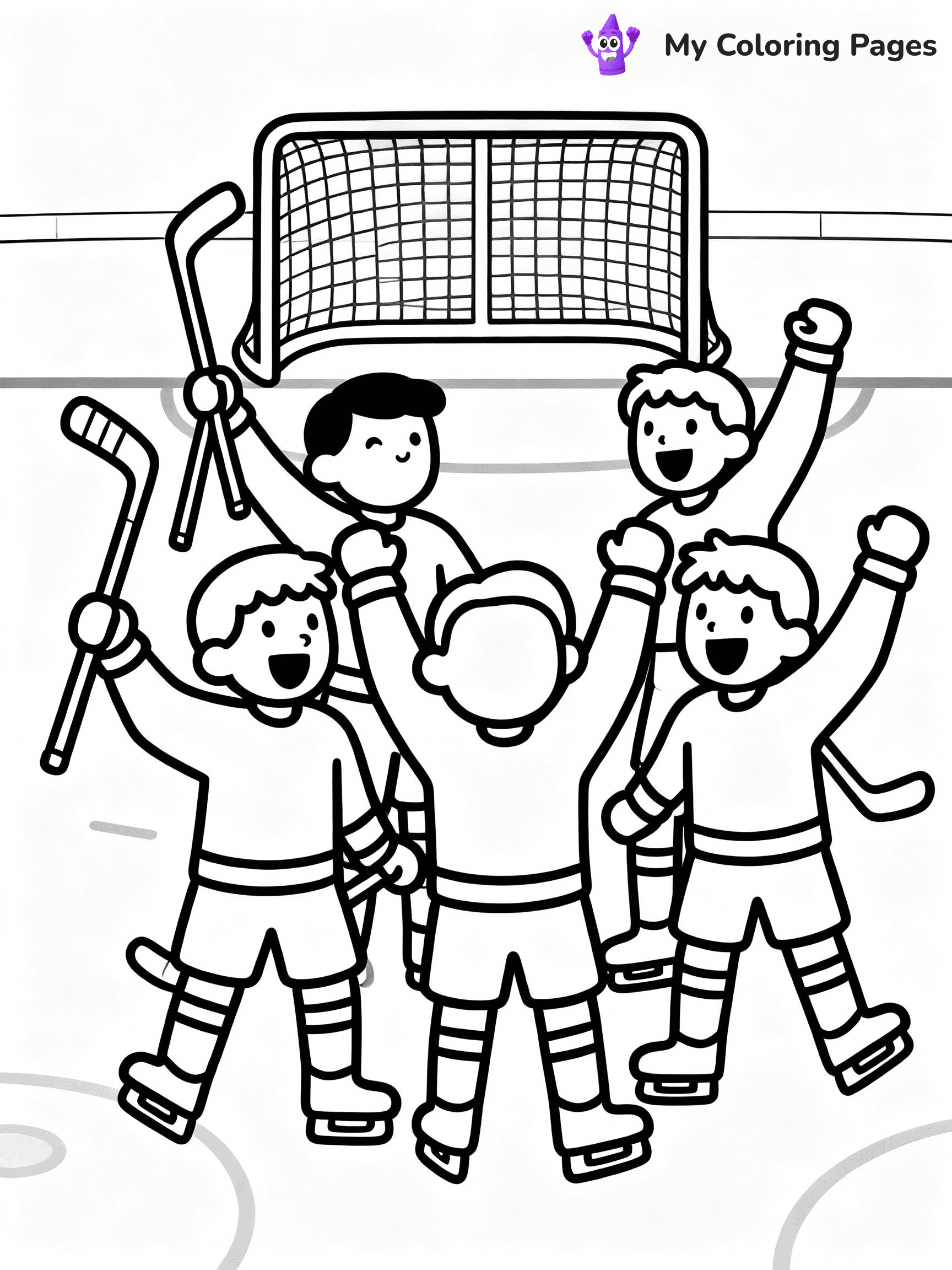 Hockey Coloring Pages - 27