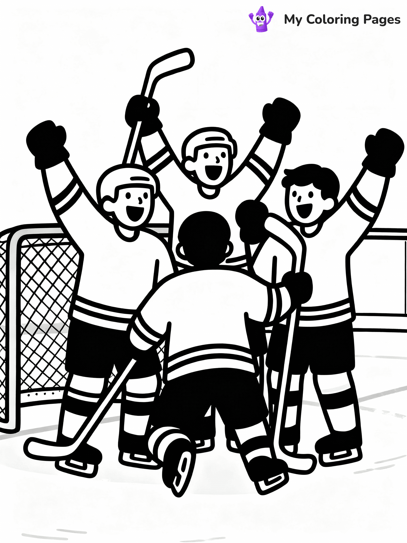 Hockey Coloring Pages - 26