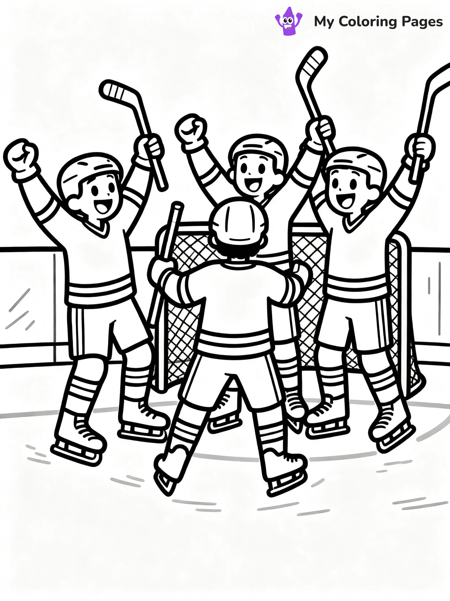 Hockey Coloring Pages - 25